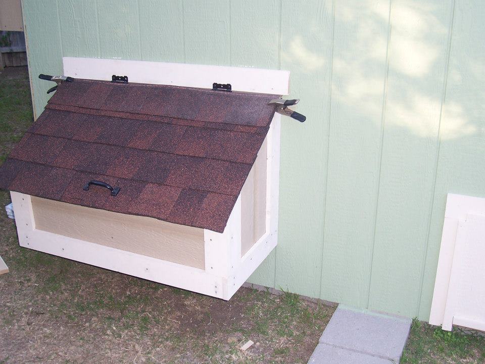 One set of nesting boxes (still needs paint)