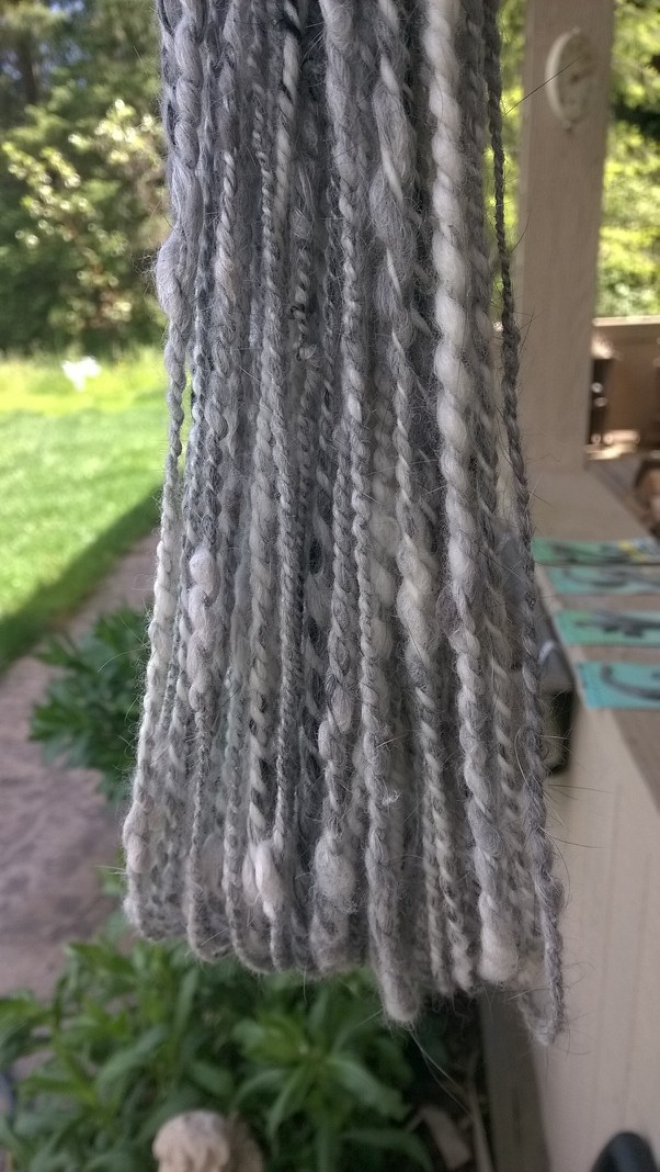 Oreo fibre after spinning