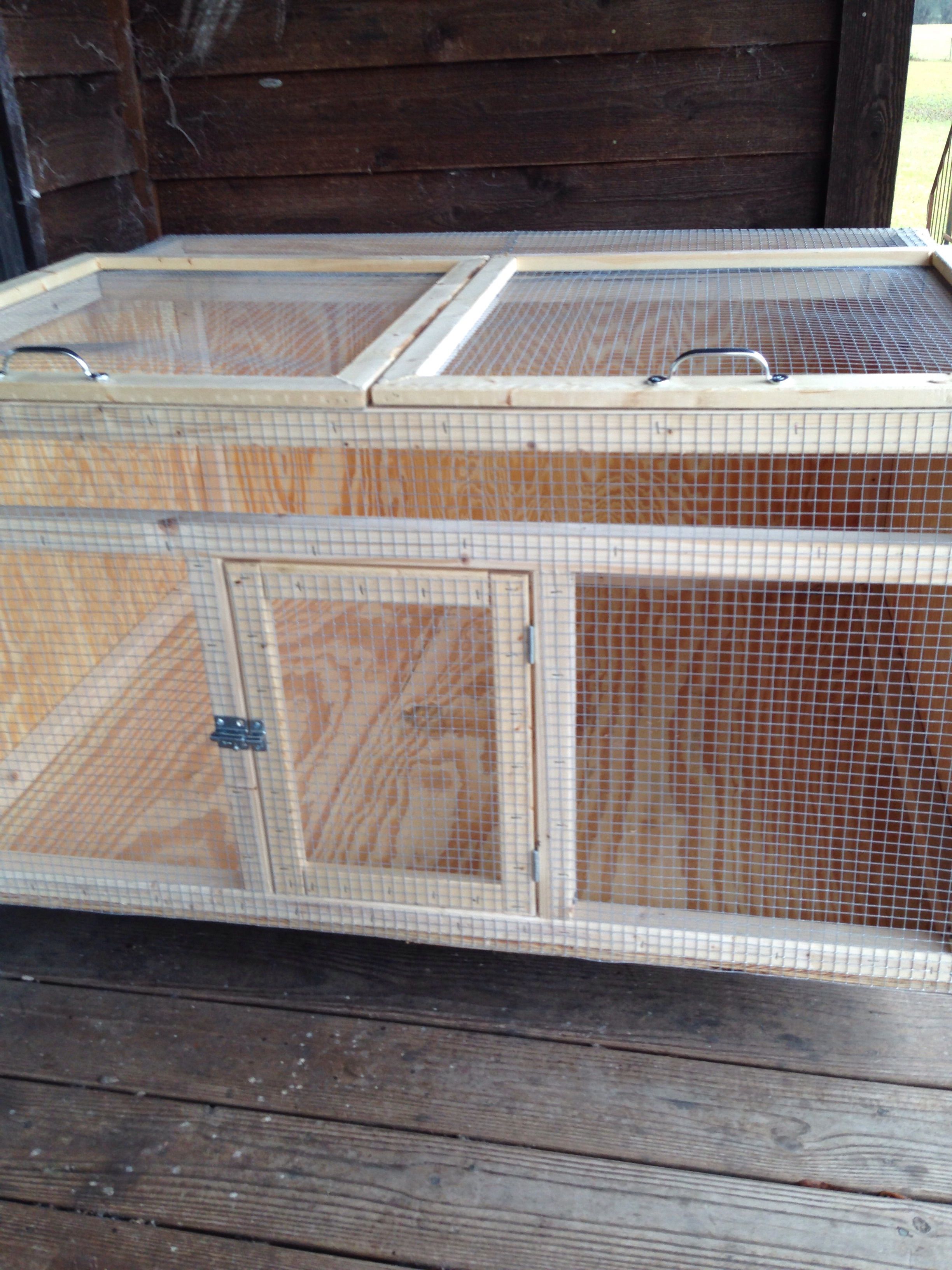 Our brooder , built by my husband !  

*Please excuse our messy porch , about time to crank up the pressure washer !*