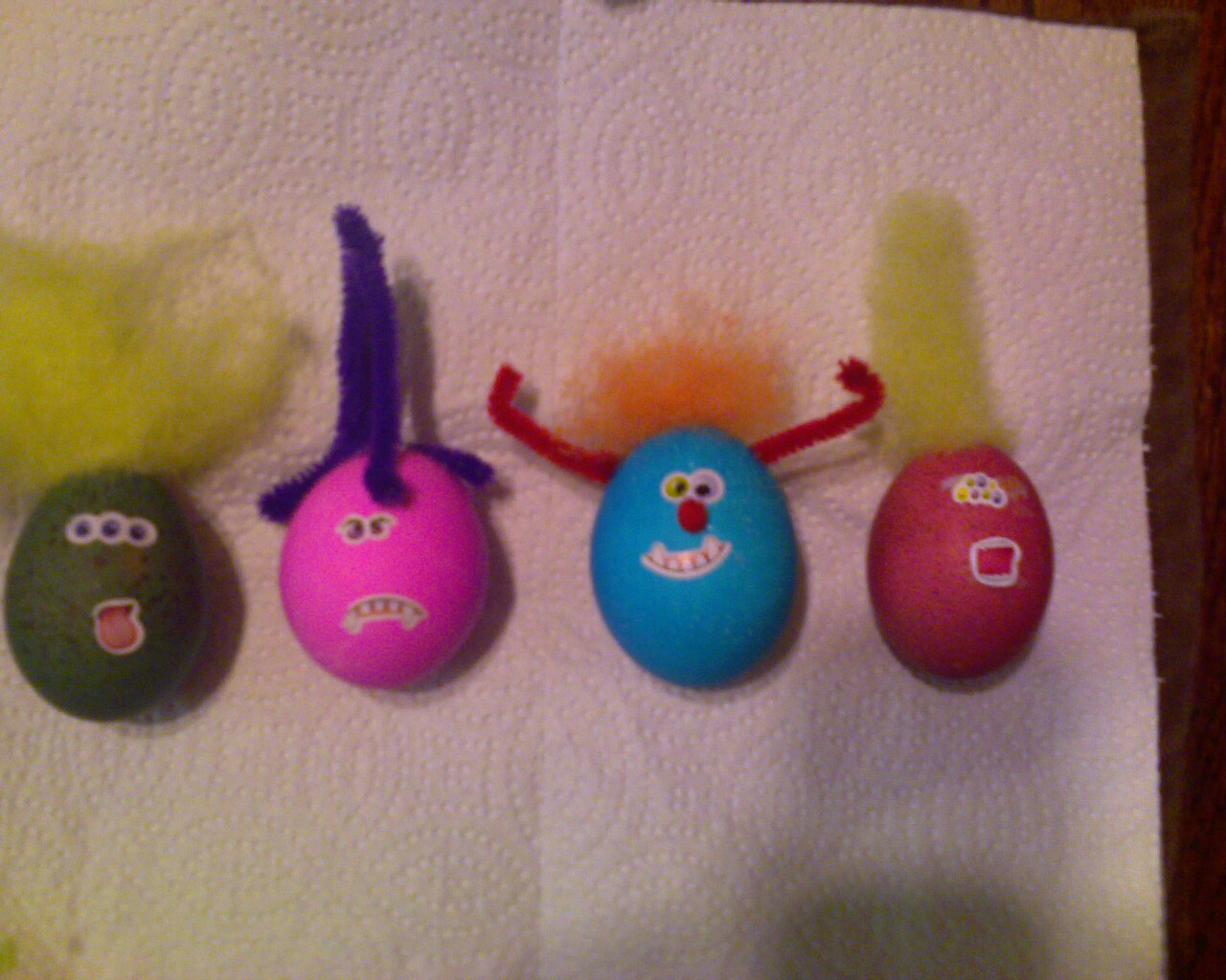 Our chicken eggs, died for easter ;)