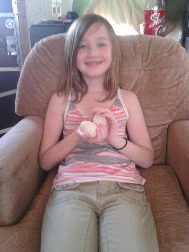 Our first duck eggs.