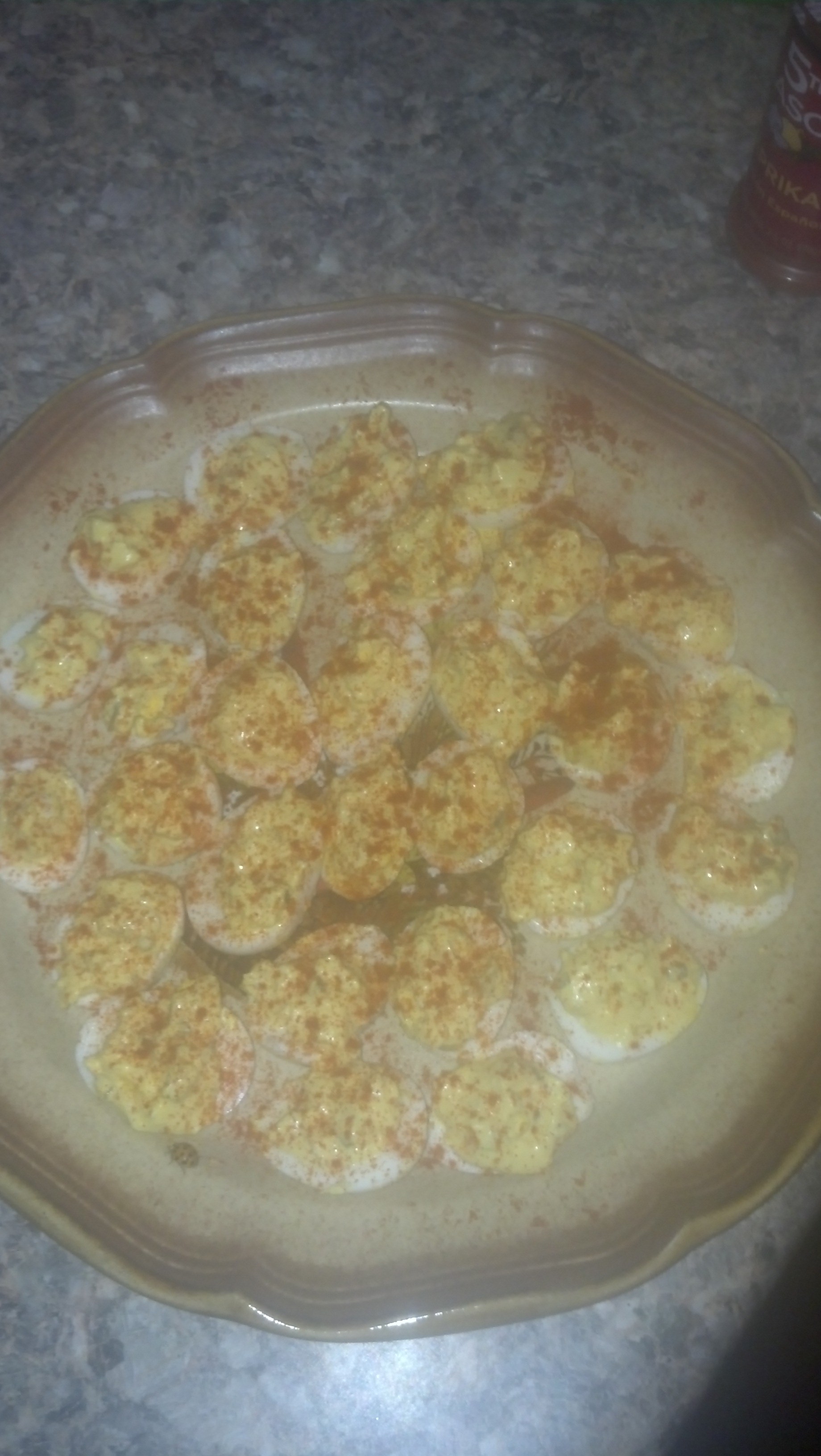 Our serama eggs bites.. deviled egg style