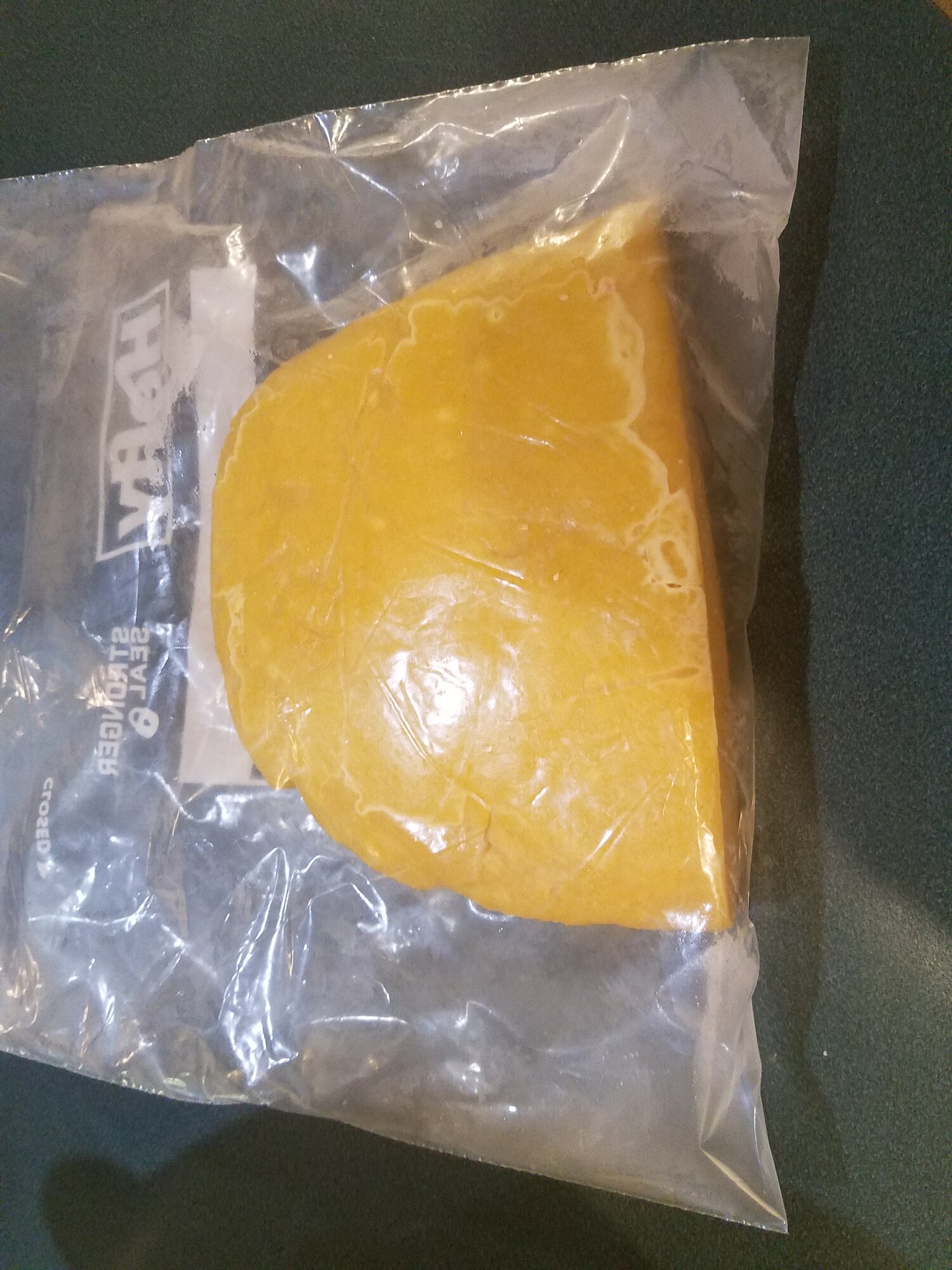 Pasta dough, made only with flour, duck eggs and sea salt
