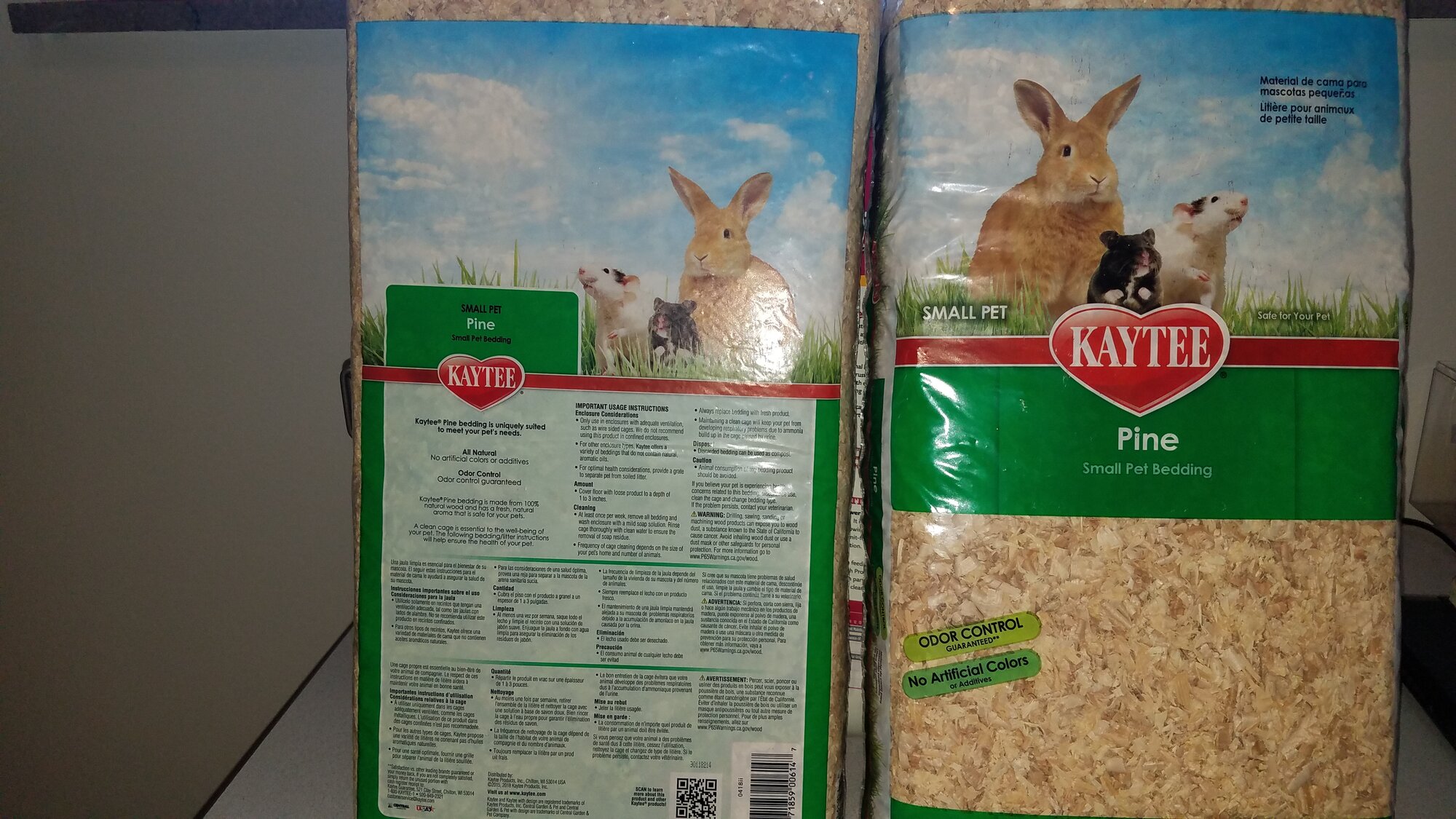 Pine shavings