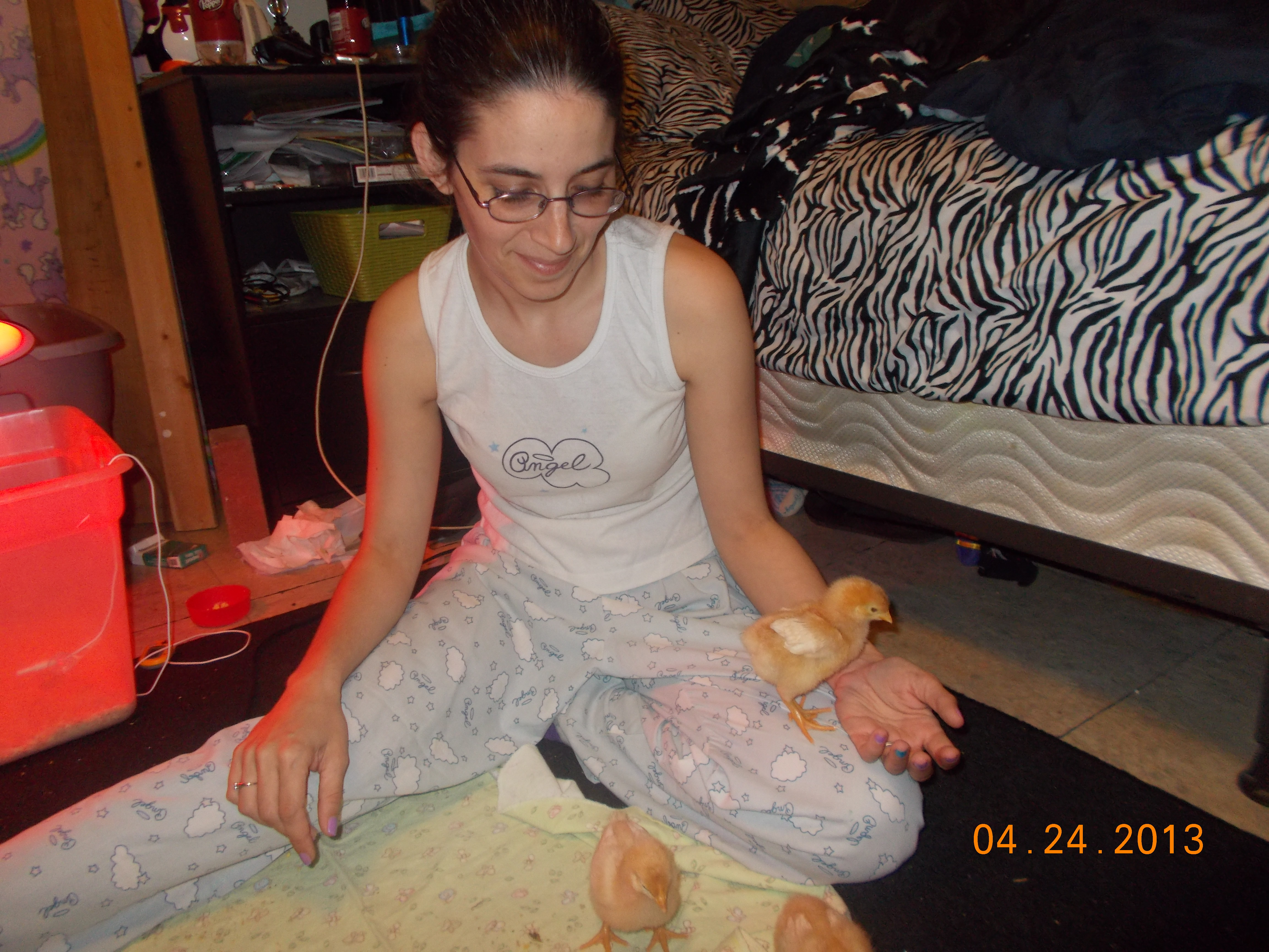 please excuse the pj's..... I was SO ready to go to bed!