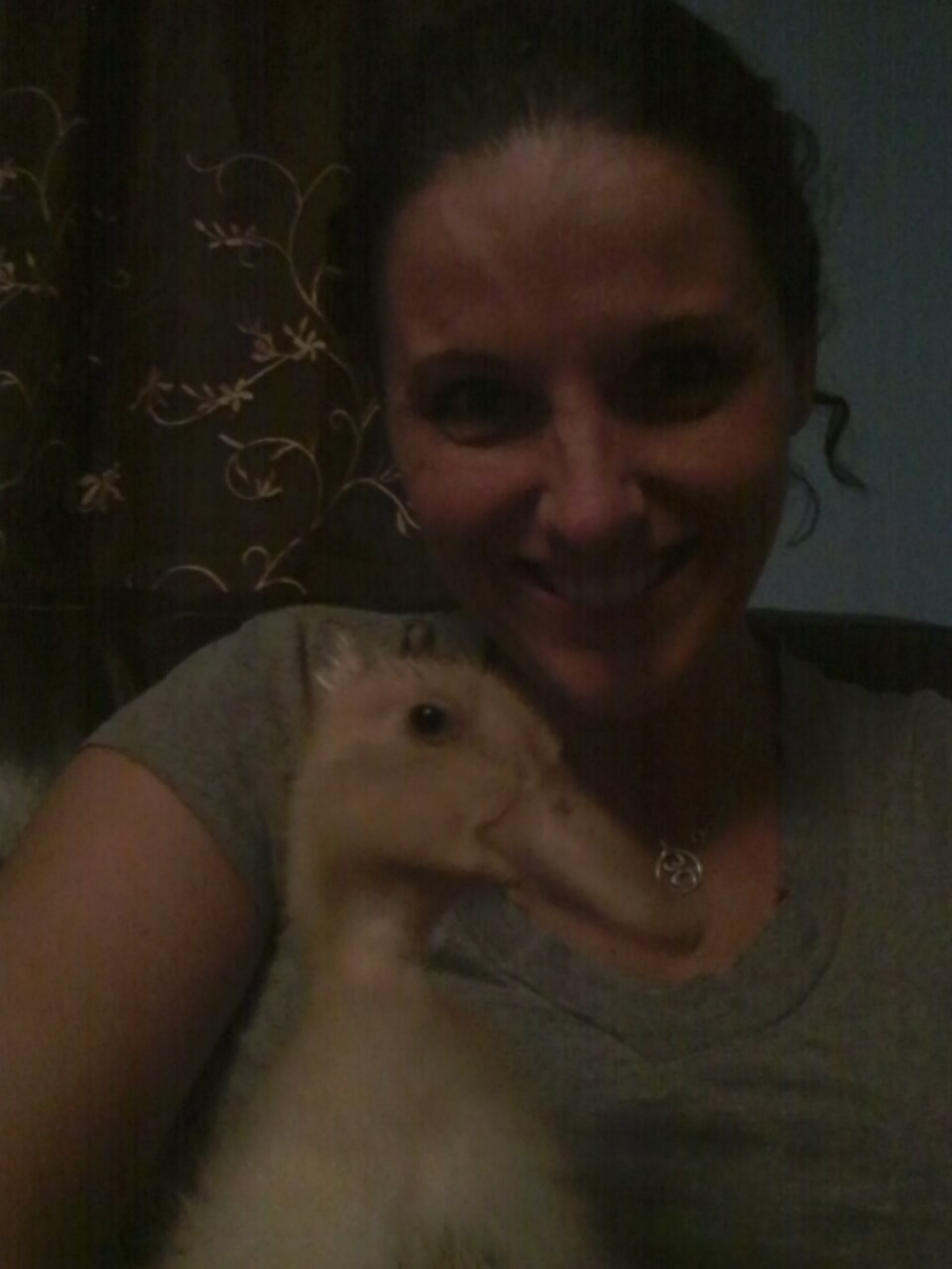 Poppy kickin it on the couch with me watching some TV...she does not get any sweeter!