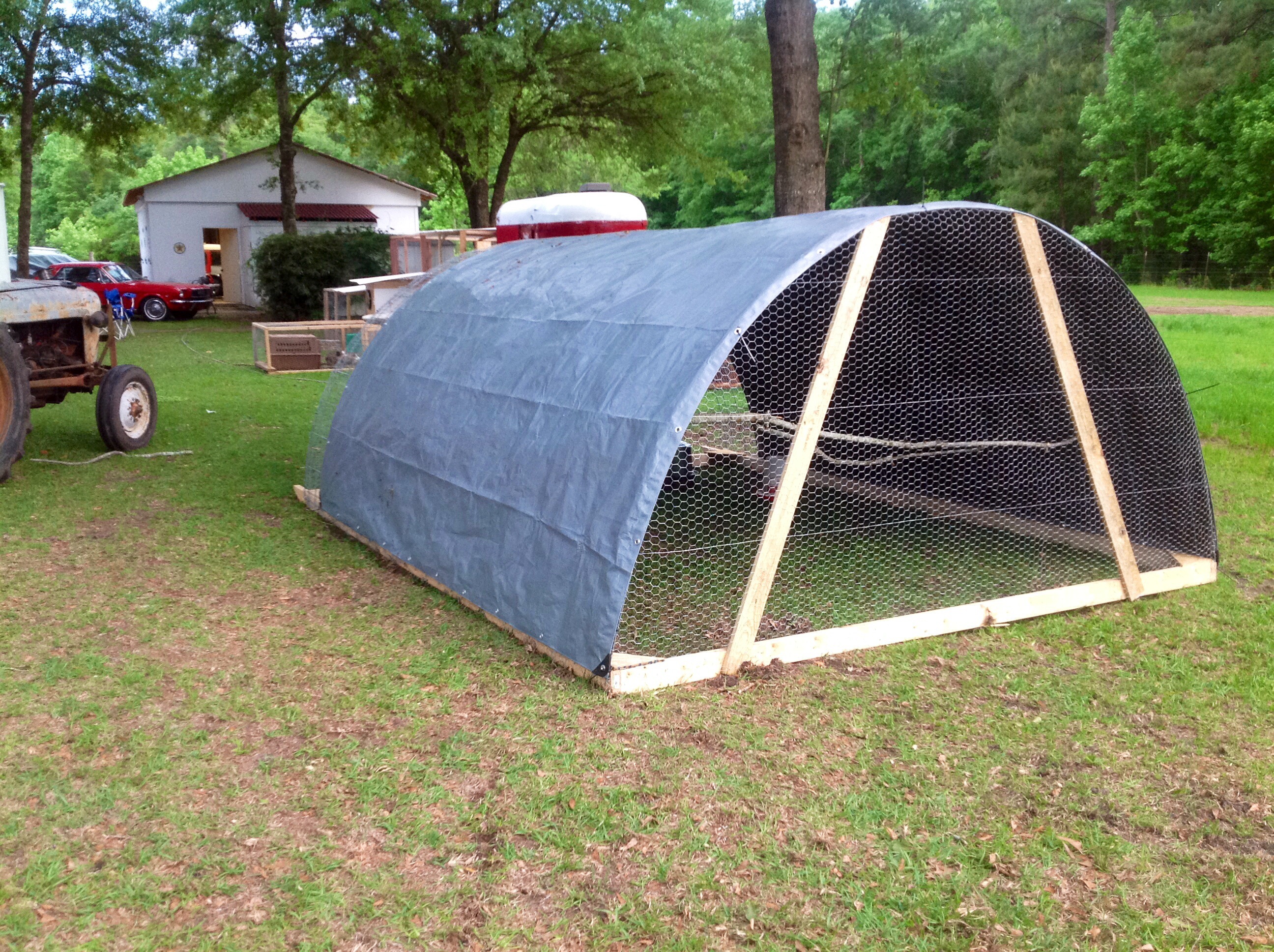 Portable coop 12' x 10' for Turkey's / Chickens