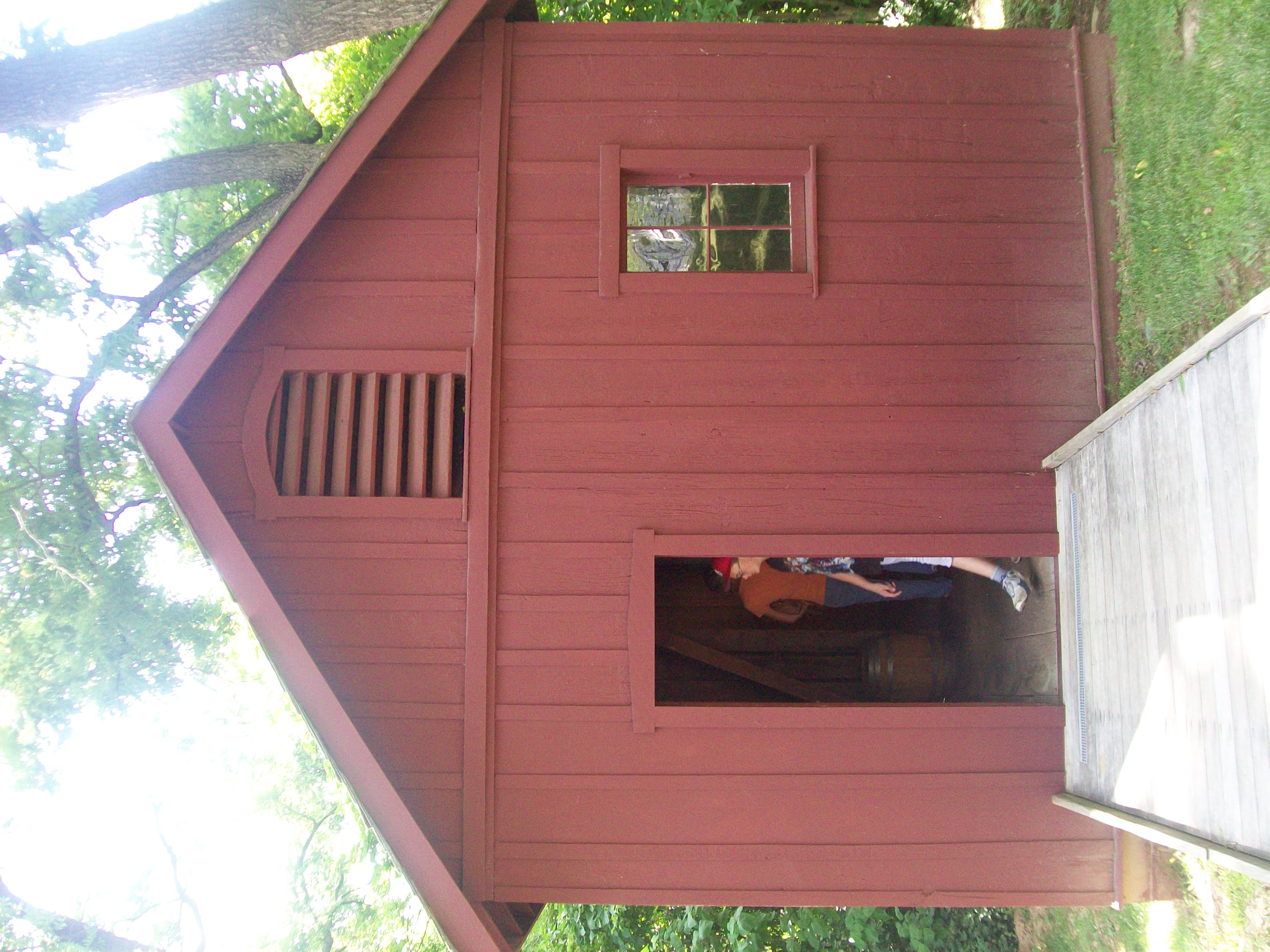 President Grant's chicken coop. They said he had no less than 100 chickens at a time and often more than that.