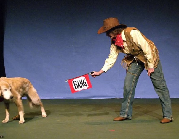 Provin and I danced to "I Shot the Sheriff" in our 2012 Annual Spring Show with the Canine Fancy Dancersl