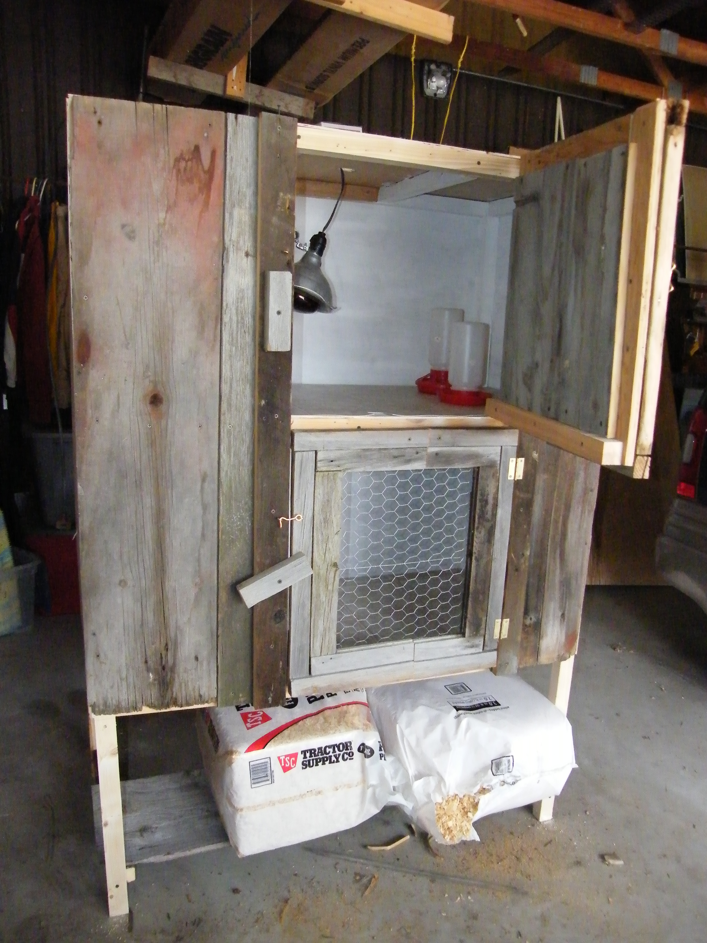 Put a shelf below for storage and it help stiffen up the legs alot