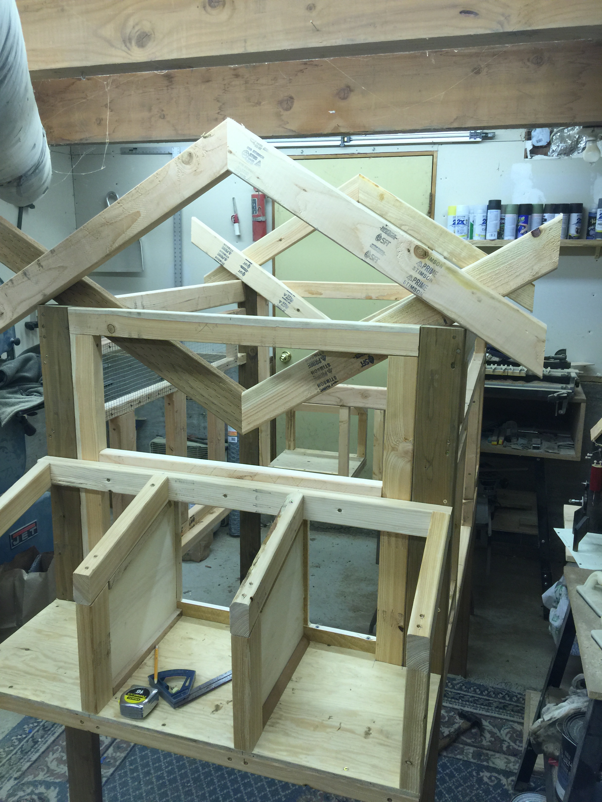 Rafter going on.......temp