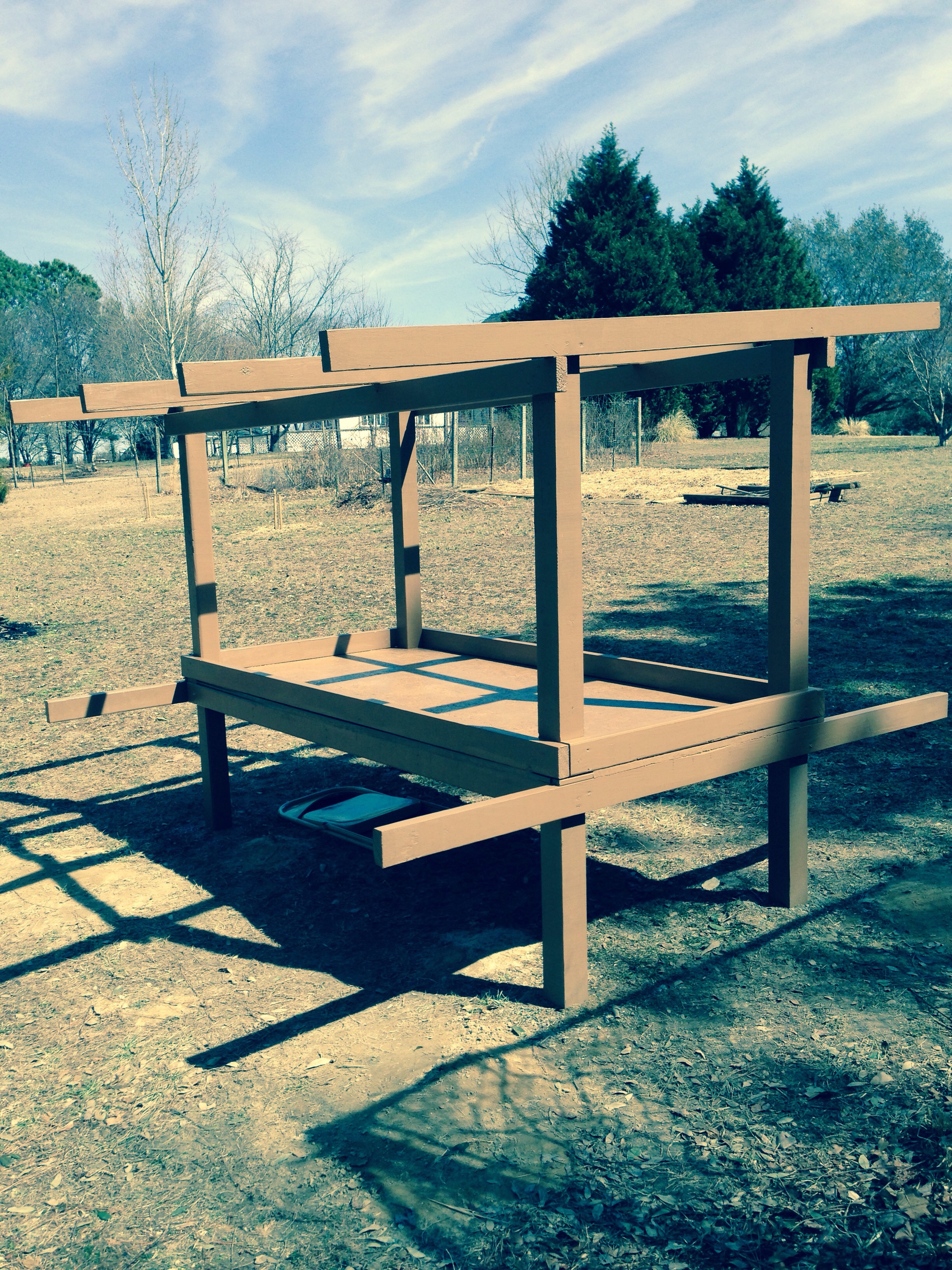 Rafters and painting as we go