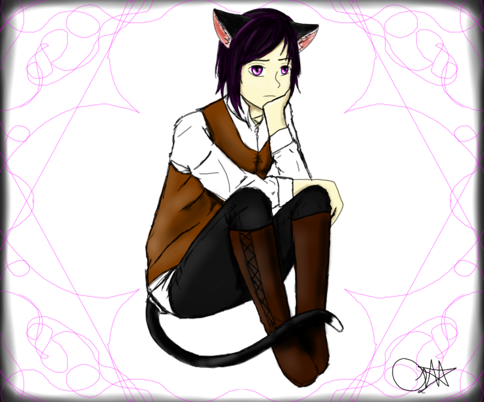 Ravenpaw as a human