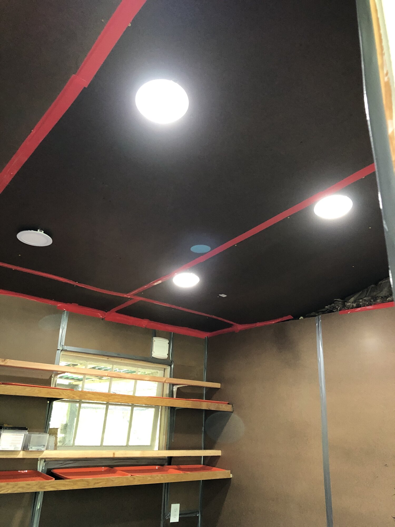 Recessed Lights in Coop
