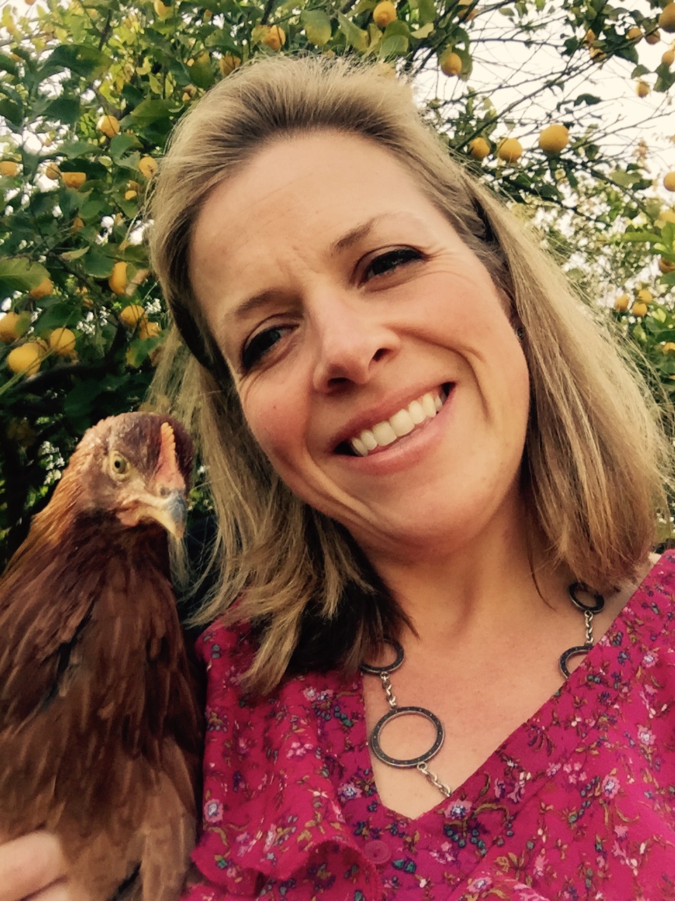 Red does very well for my first Chicken Selfie!