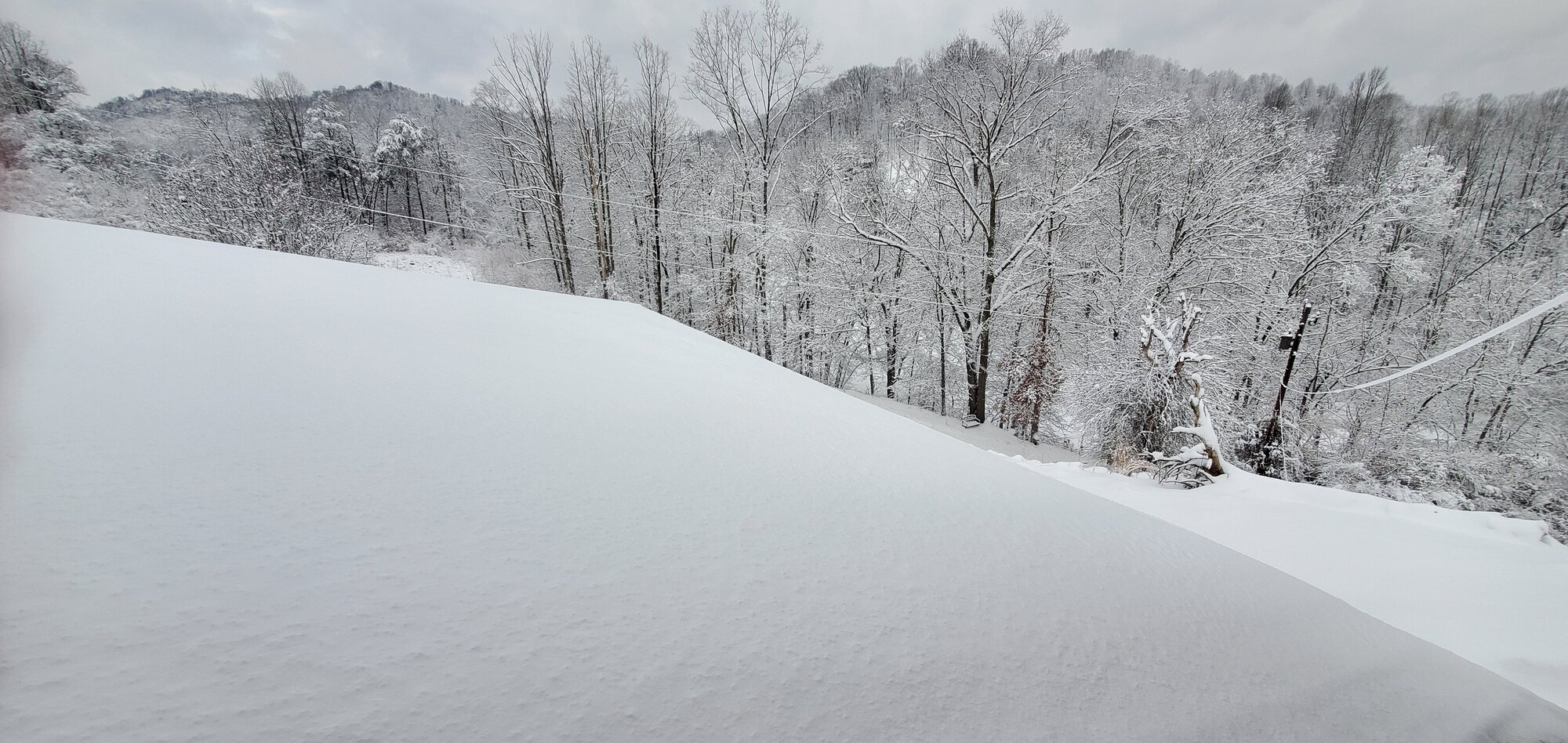 Result of the second snow storm in 2022
