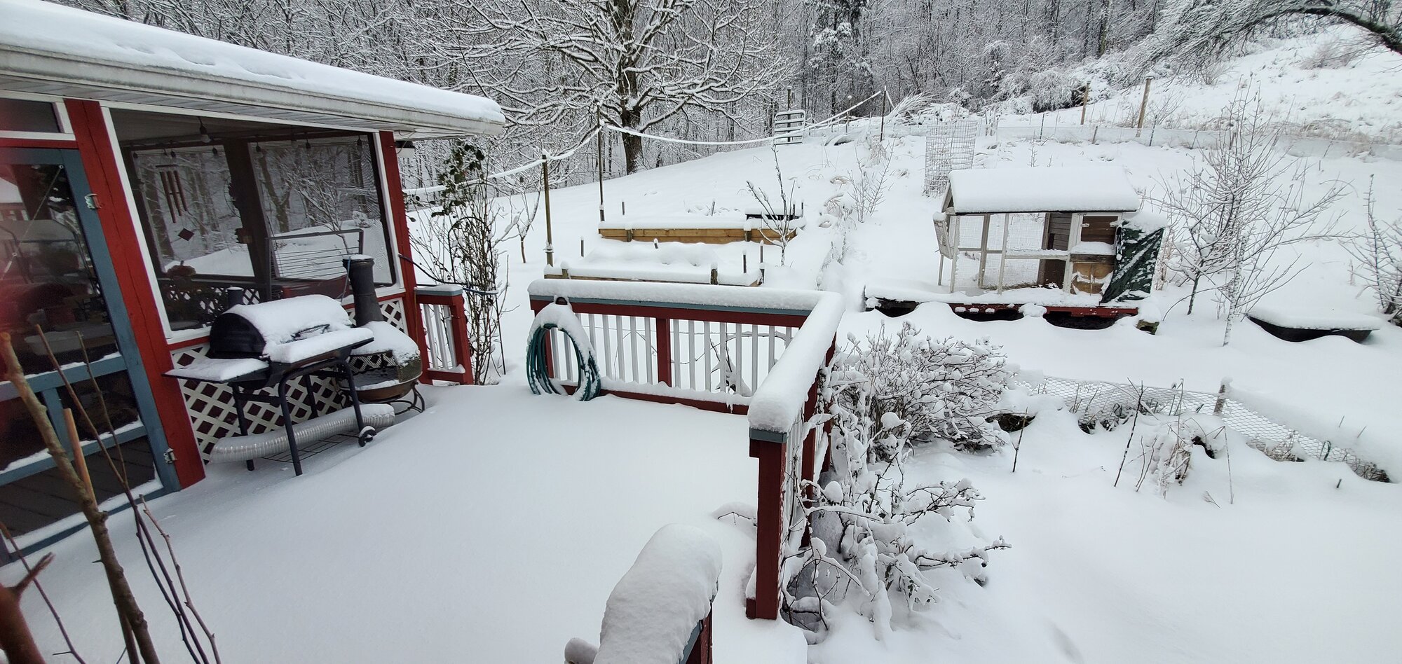 Result of the second snow storm in 2022