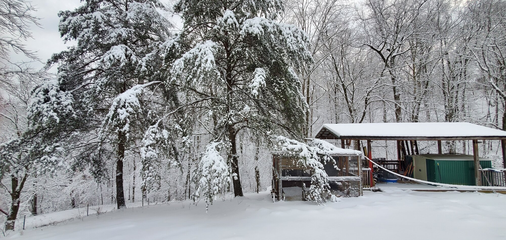 Result of the second snow storm in 2022