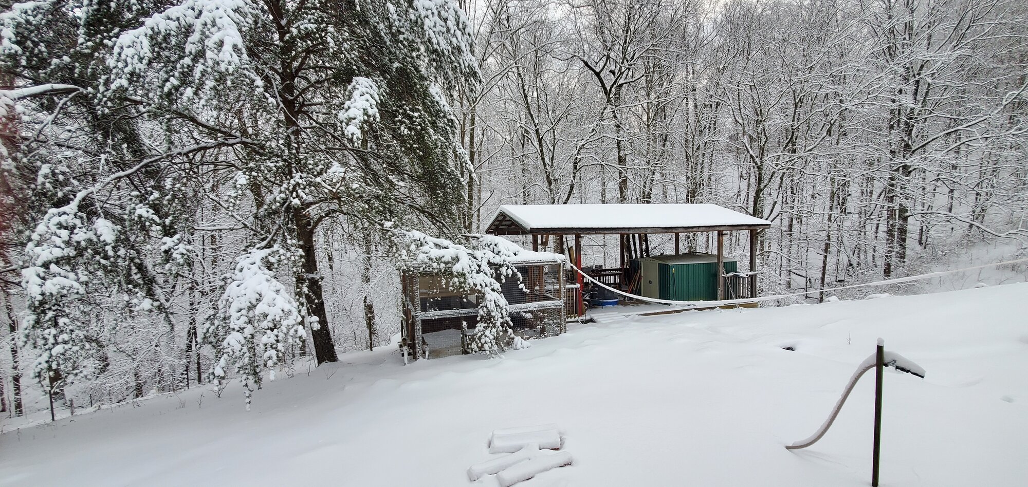 Result of the second snow storm in 2022