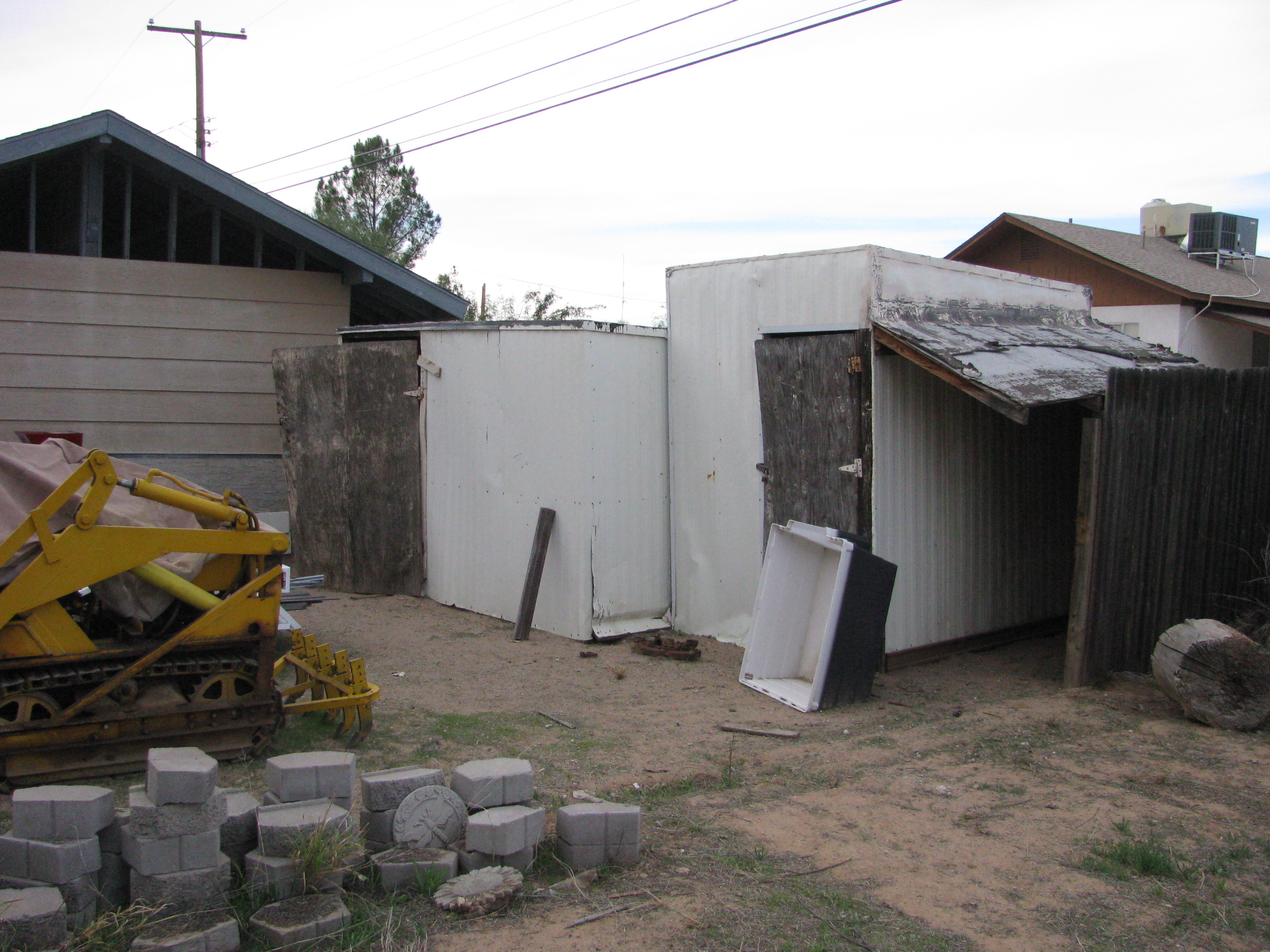 Rickety sheds
