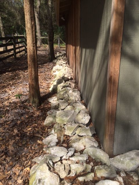 Rocks all around.