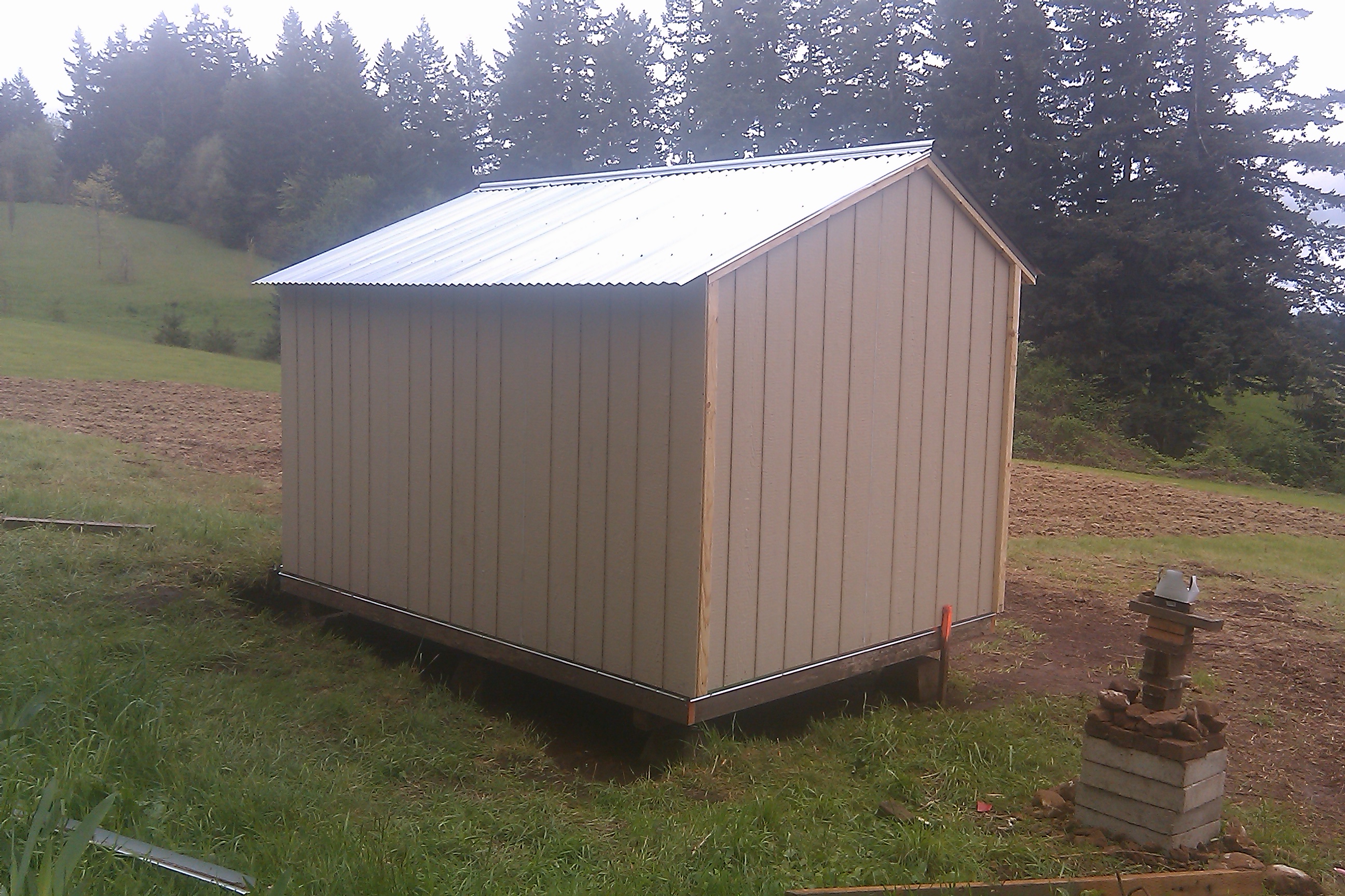 Roofing Done - Rear view