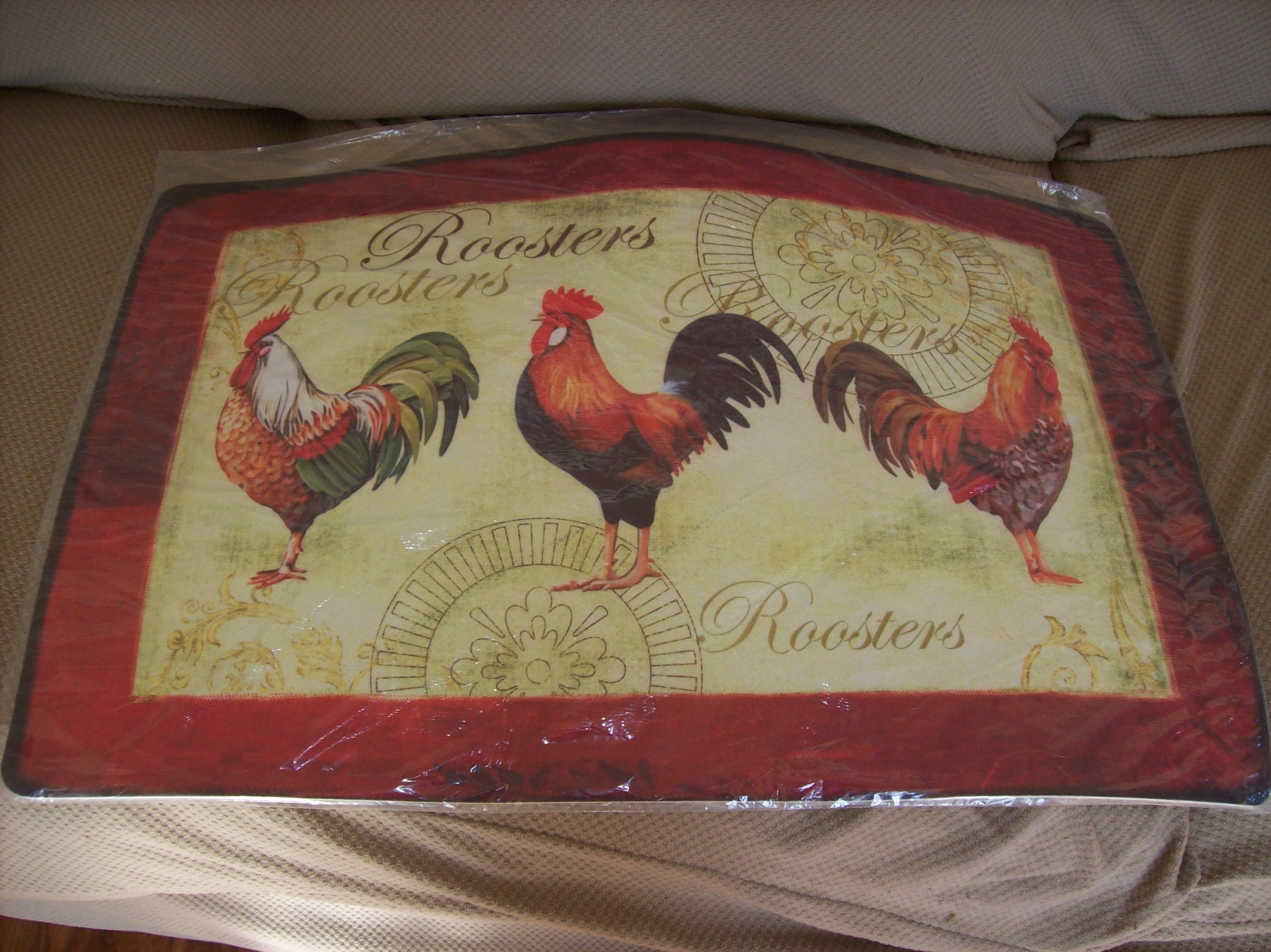 Rooster  soft Mat 27" x 17 1/2"