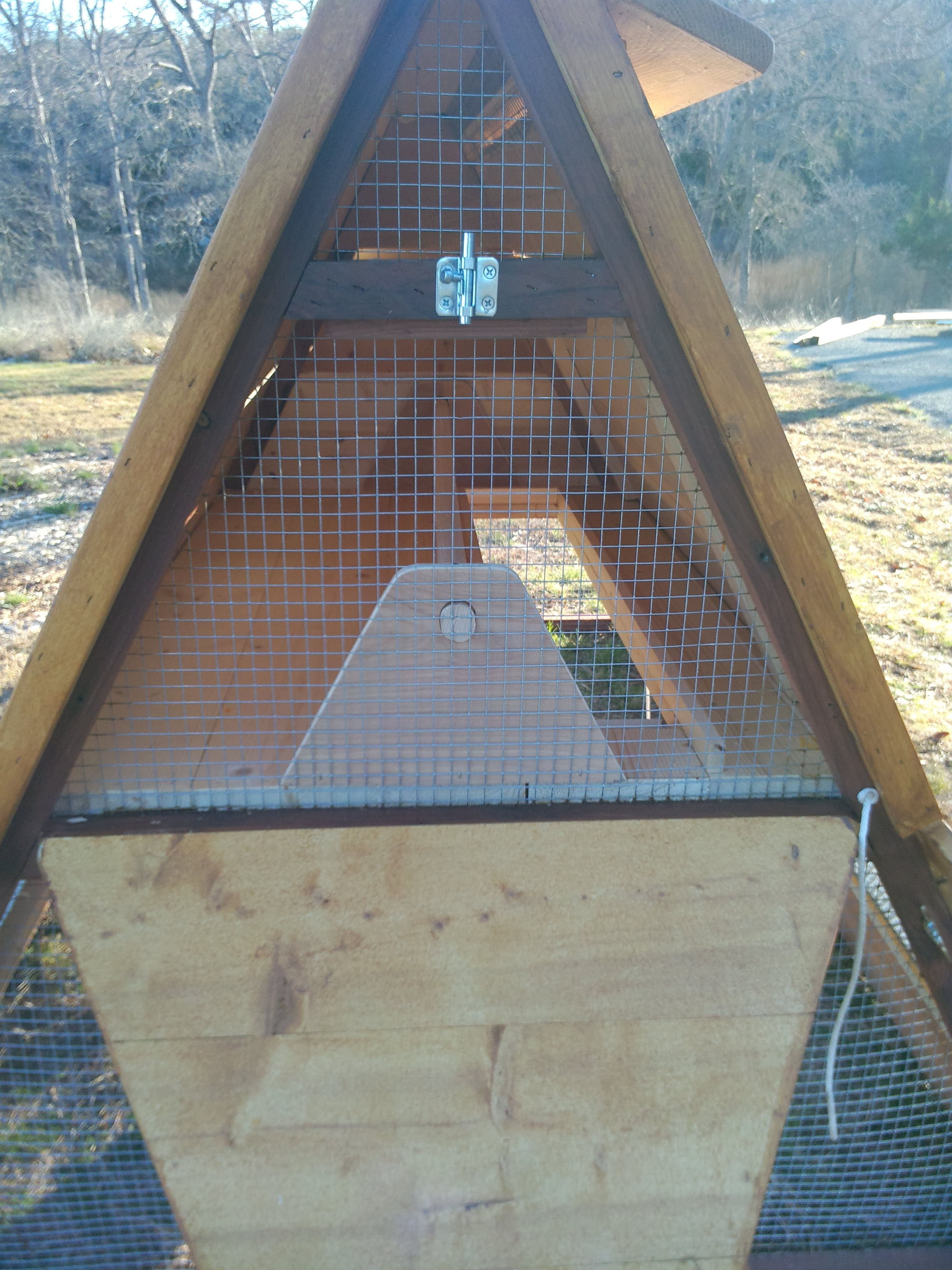 roosting side opened