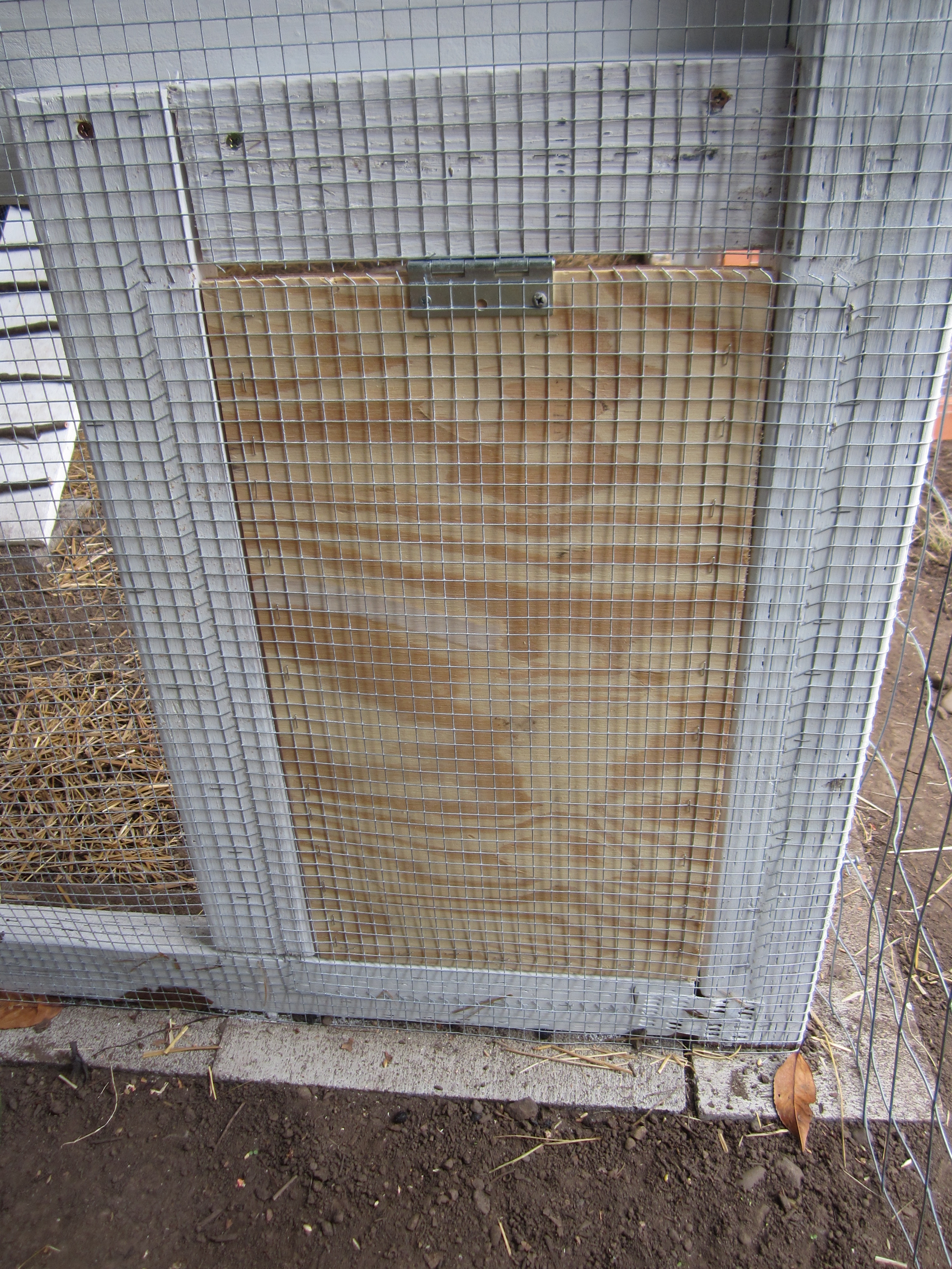 Run access door from the outside