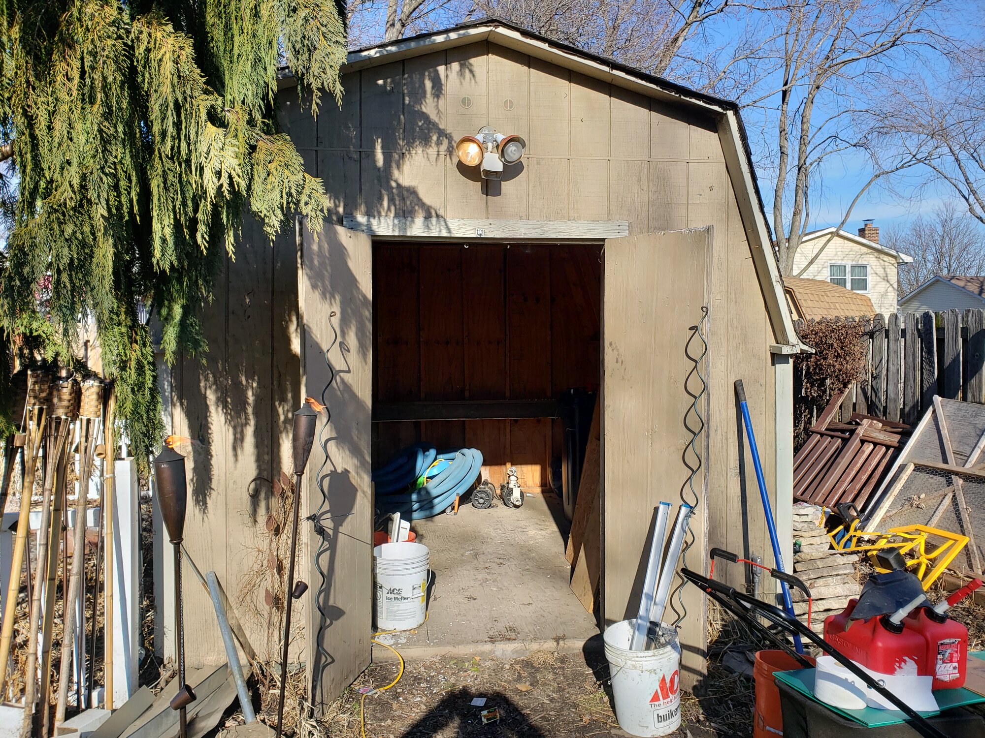 Shed before coop conversion