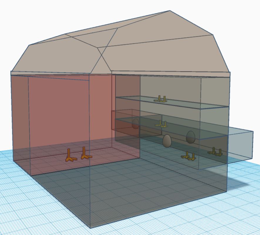 Shed Coop Plans Front Left