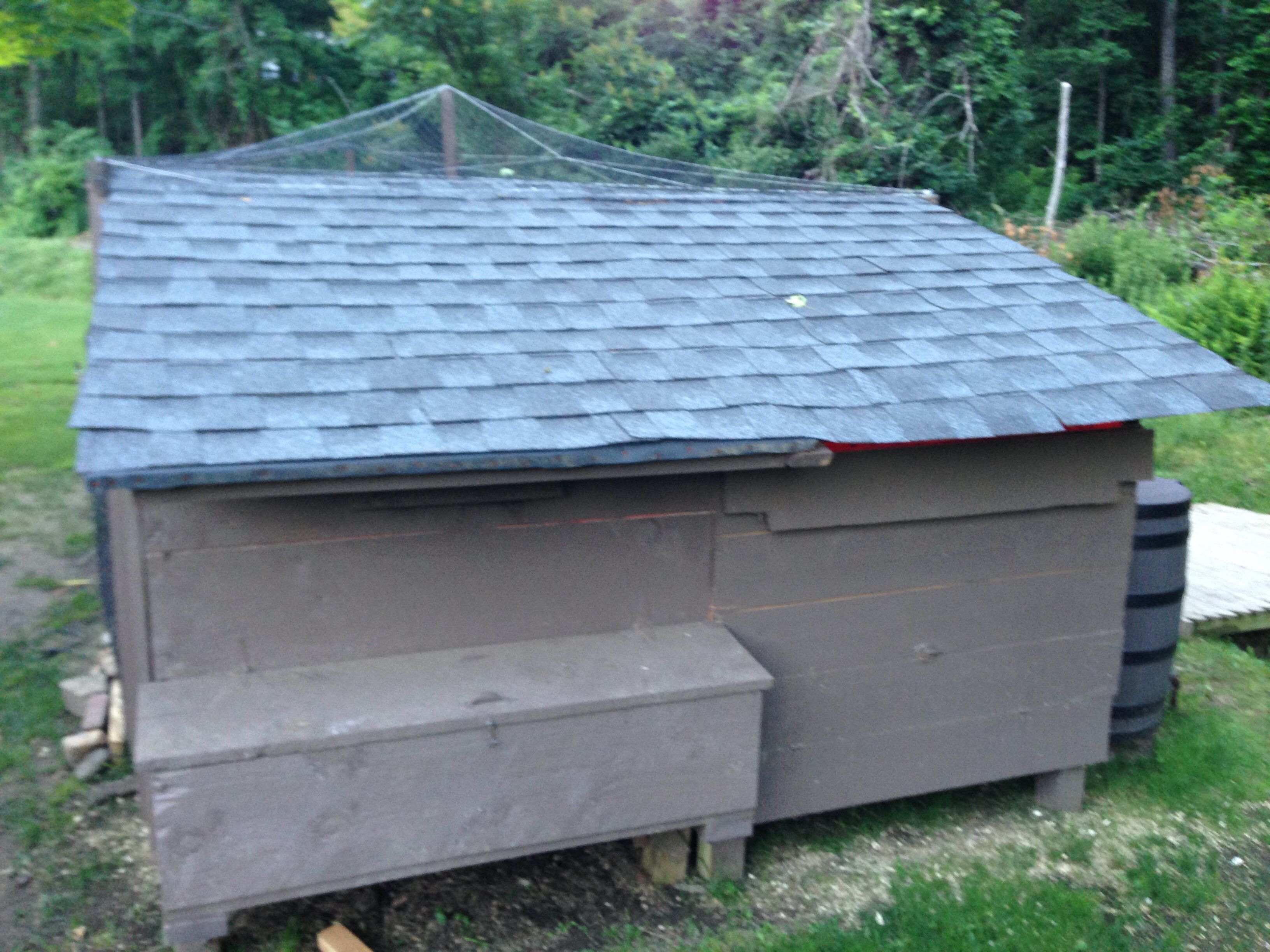 Shingled roof