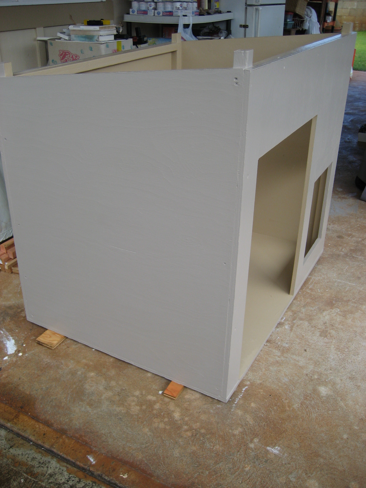 Side view of Coop before windows were added