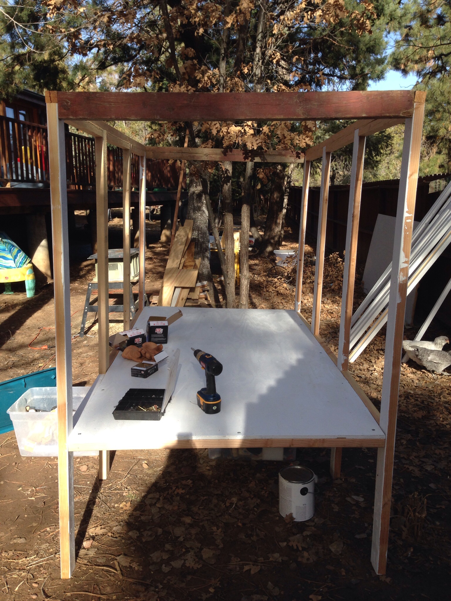 Side view of our 2nd Silkie Station