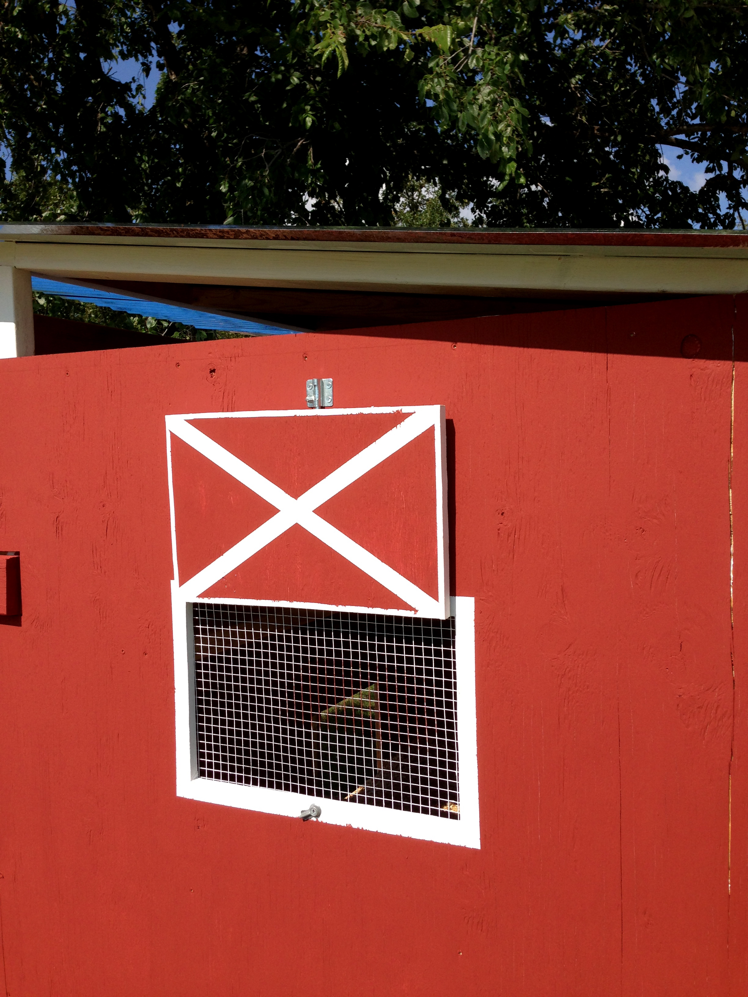 Side view of window open.