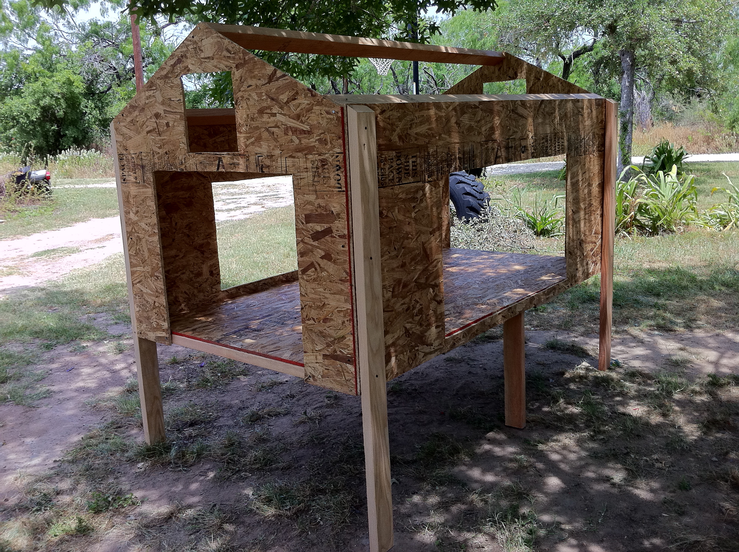 side view.