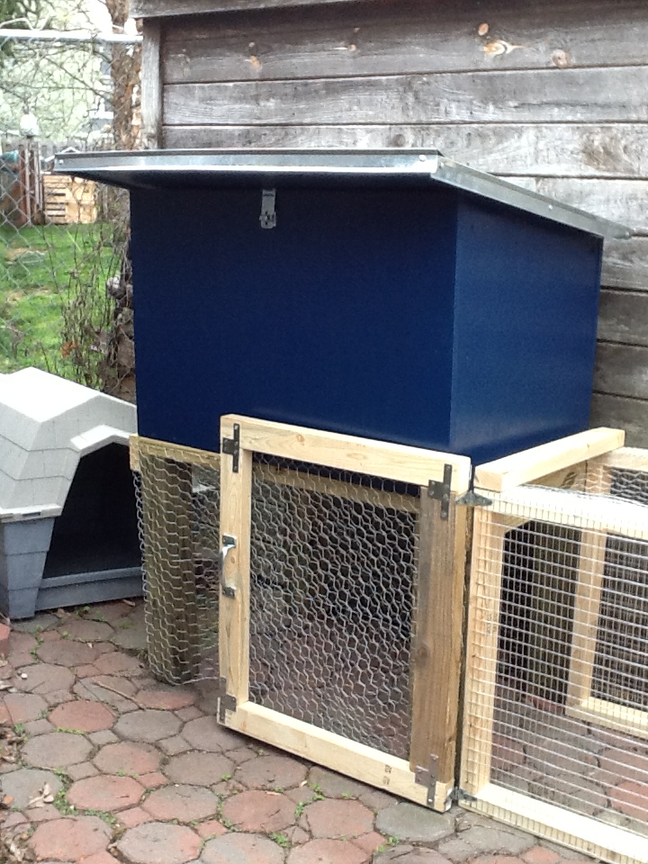 Small Coop I built for my two hens