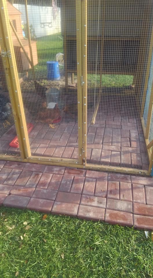 Some brick floor added