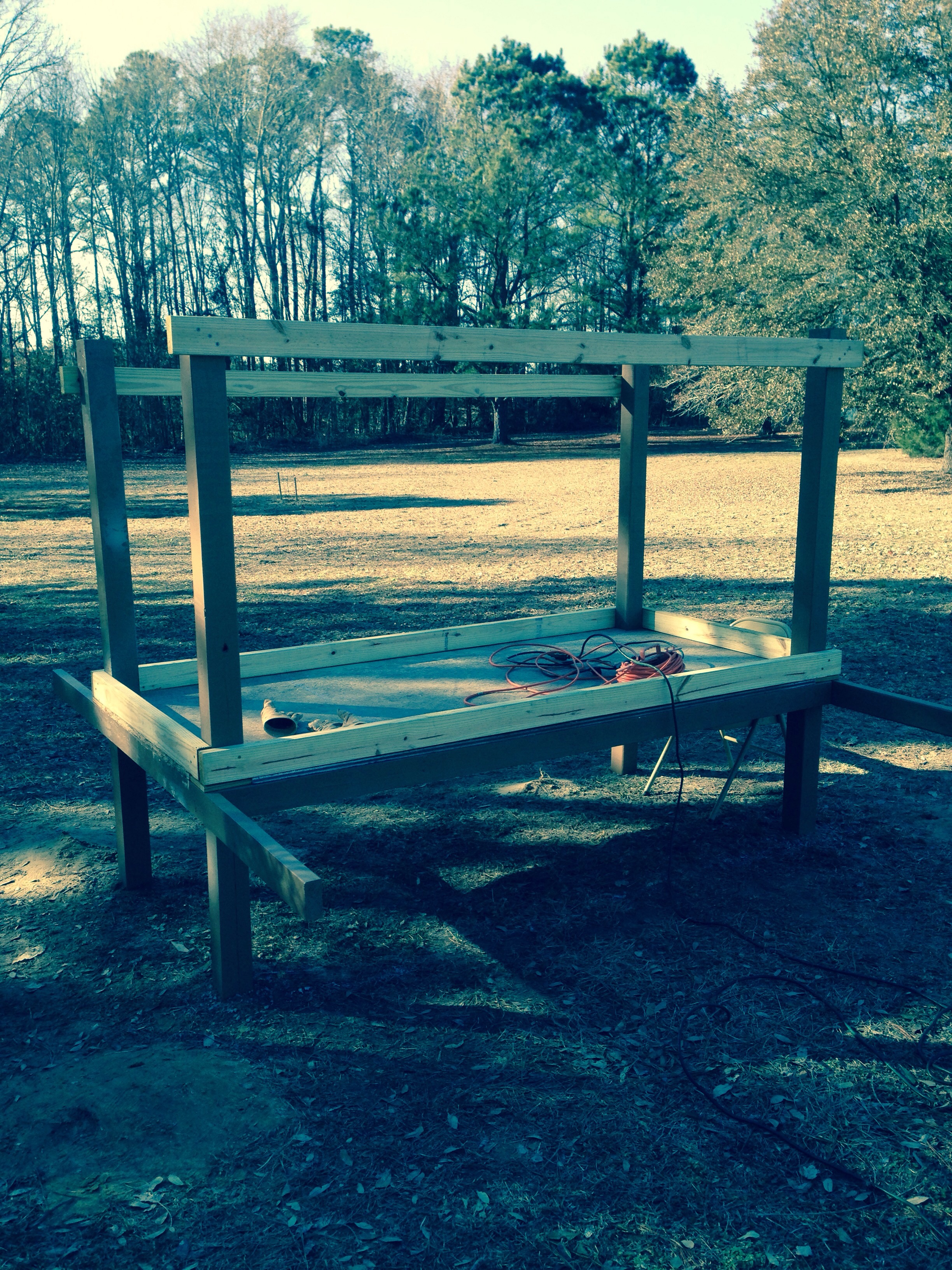 some framing and floor added