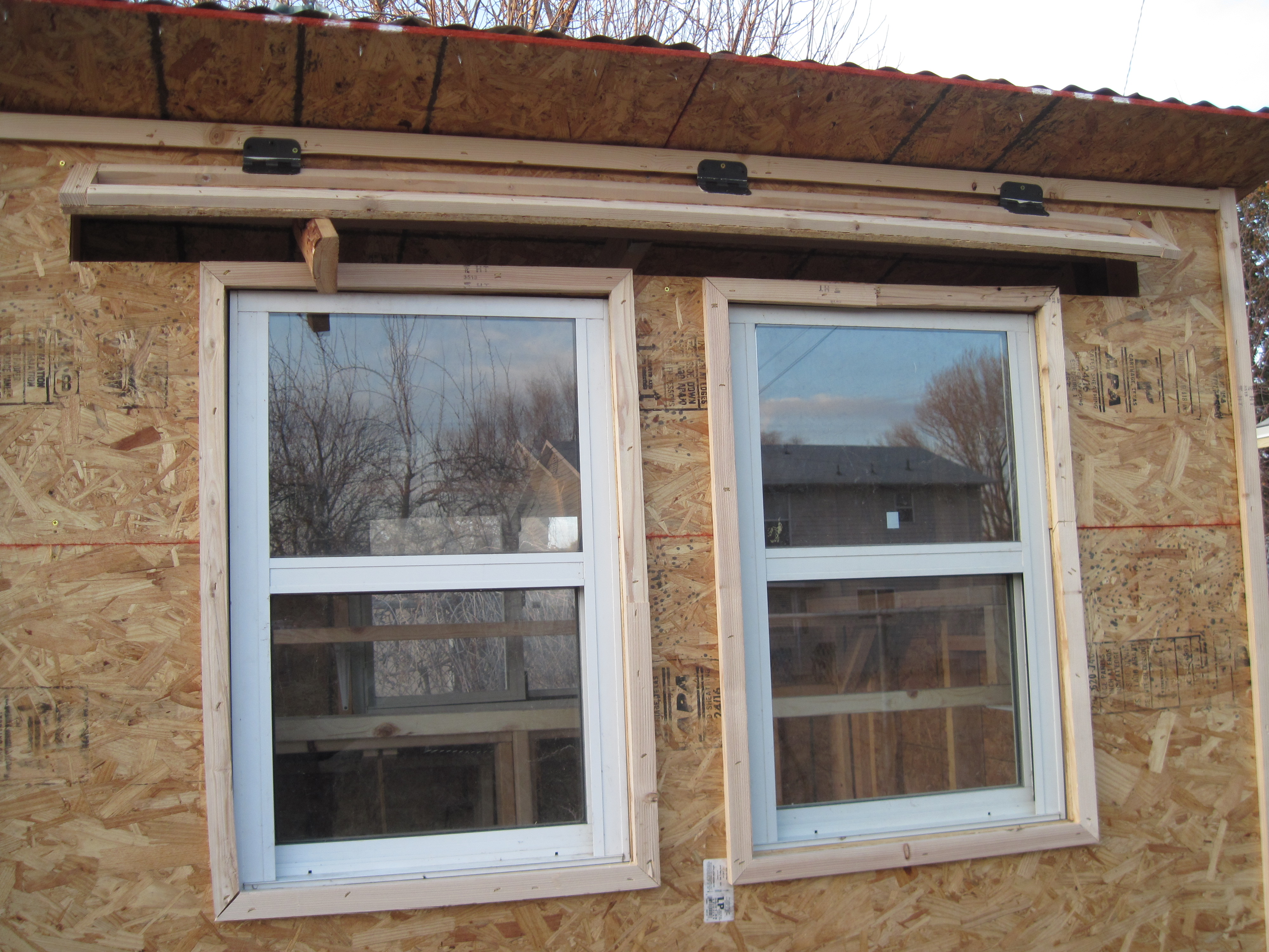south facing vent. (yes the windows also open for summer)