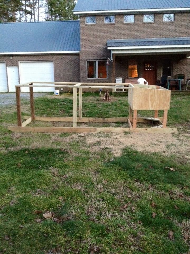 Started on a chicken tractor for another buddy today. Weather was pretty for it.