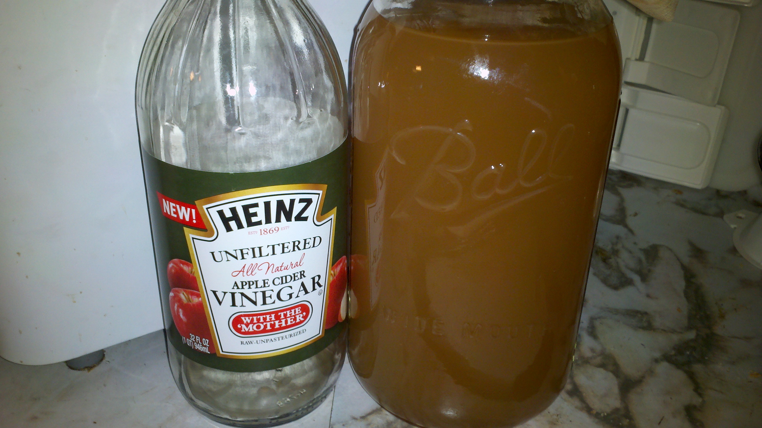 Starting my own batch of homemade apple cider vinegar.  Should be ready in 3 months or so