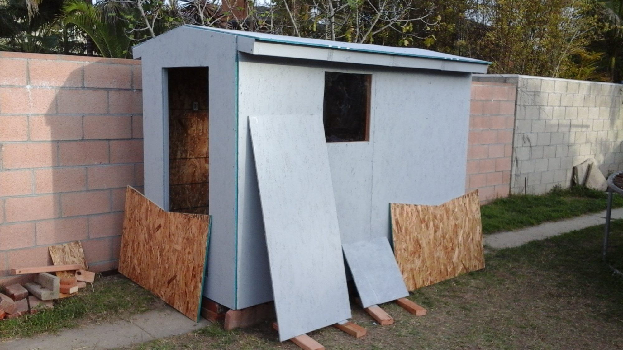 Starting to build coop