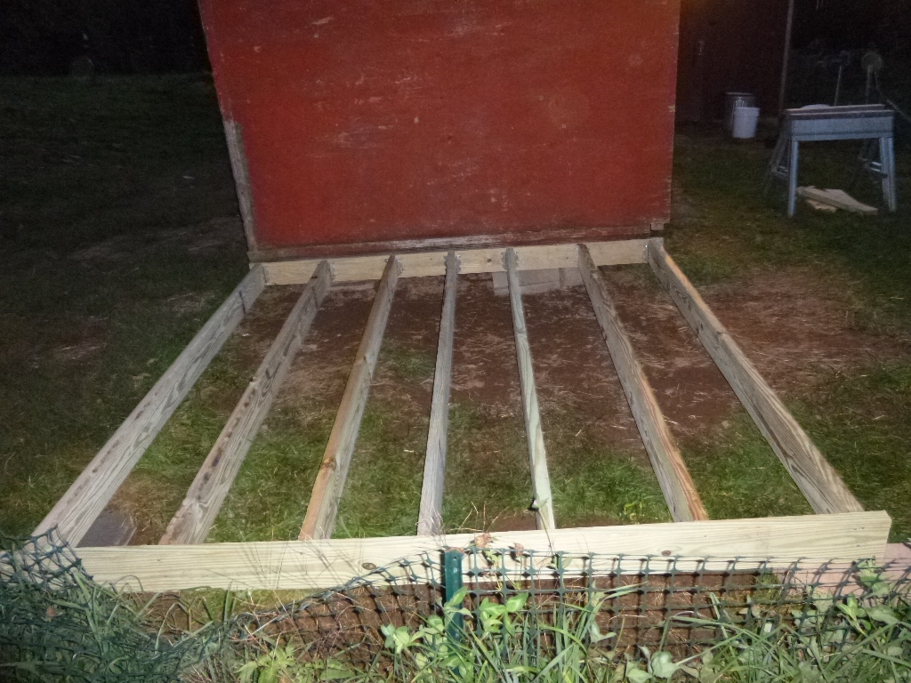 Step 6: Examine floor joists from all angles because they make you happy