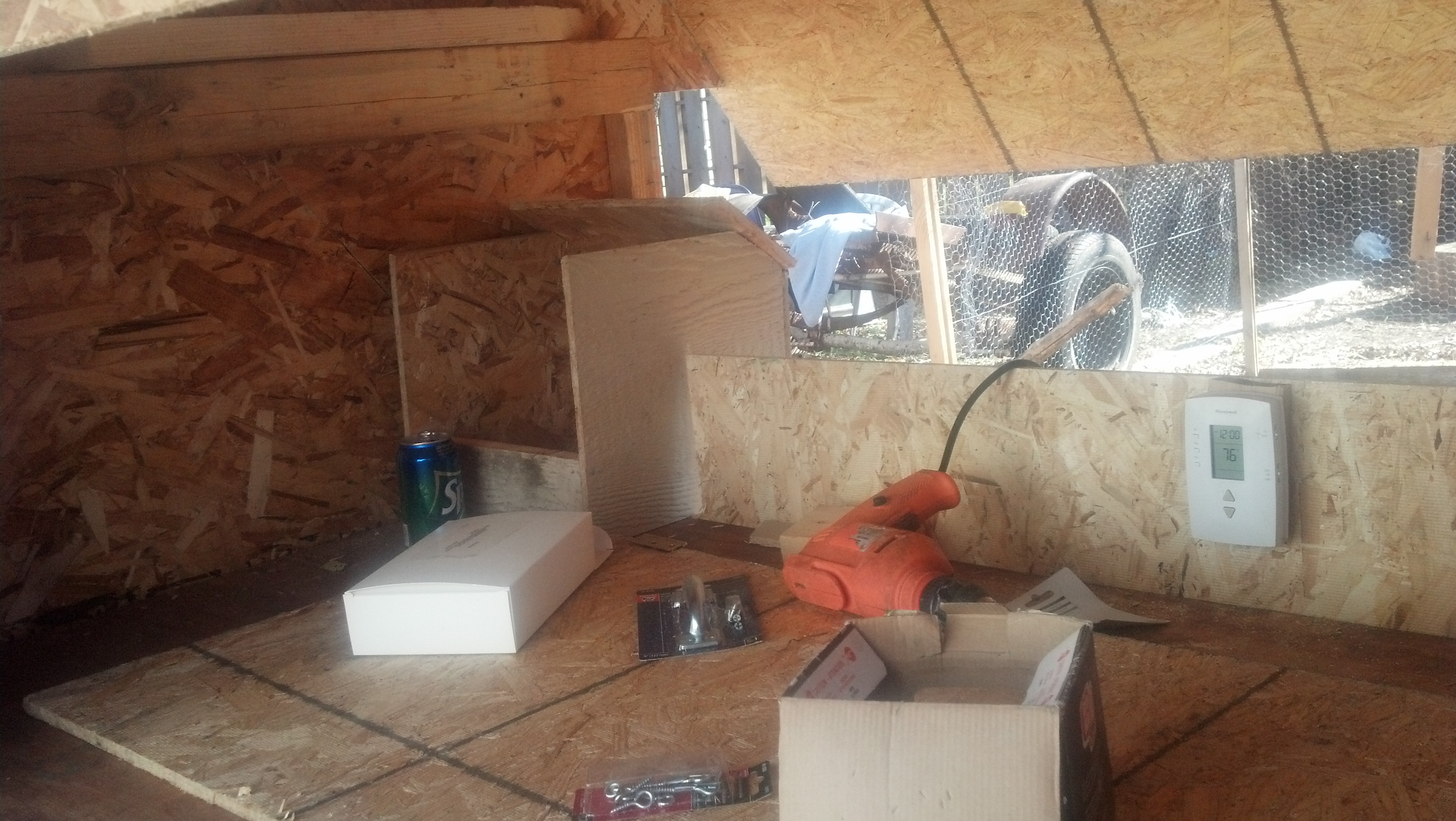 Still building the inside