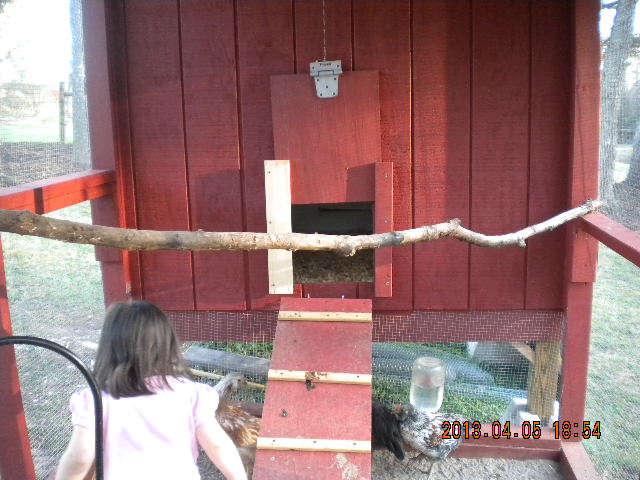 Still have to paint the left side of slide board.  This was a change from the original door.