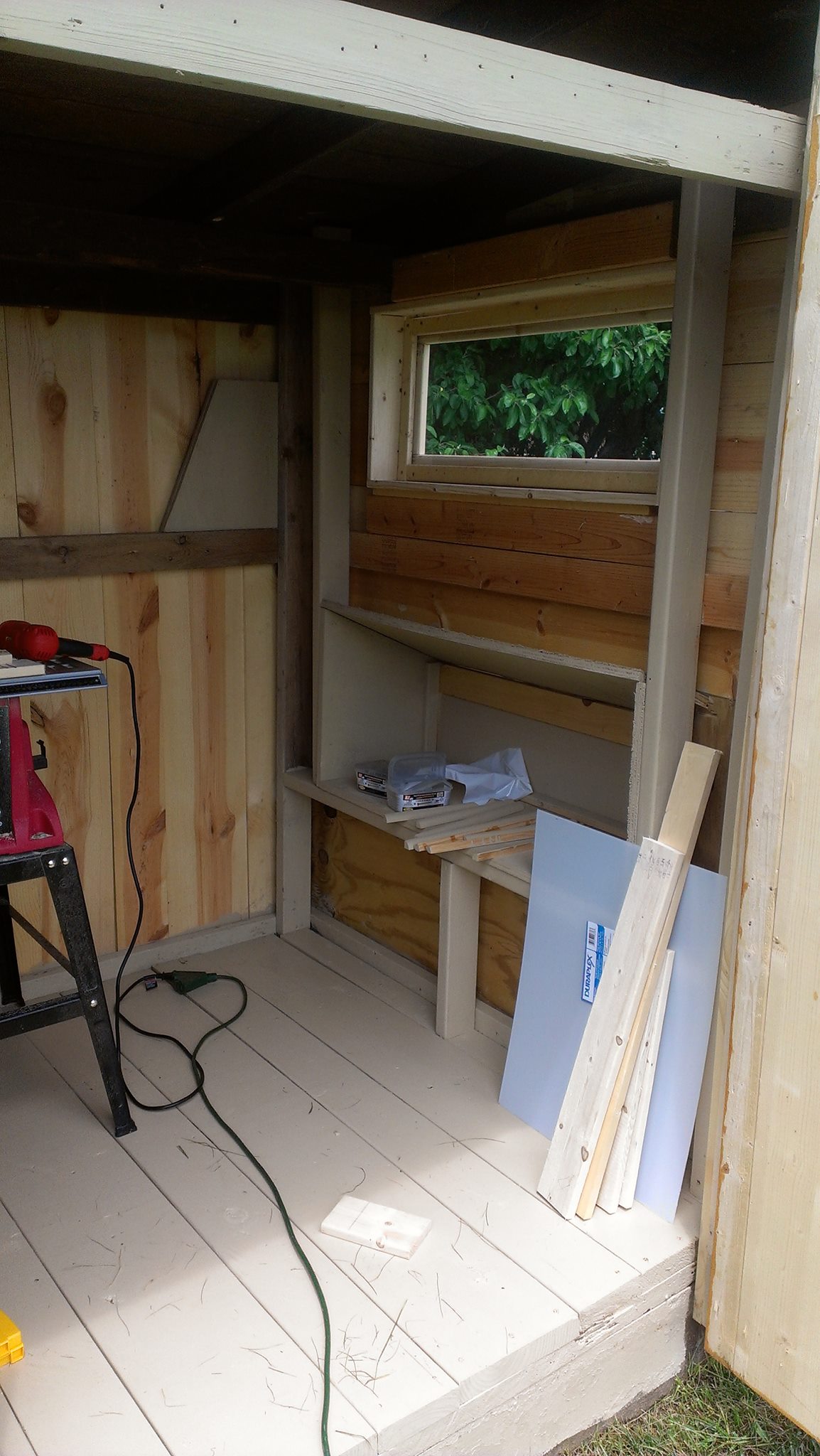 Still working on the inside.