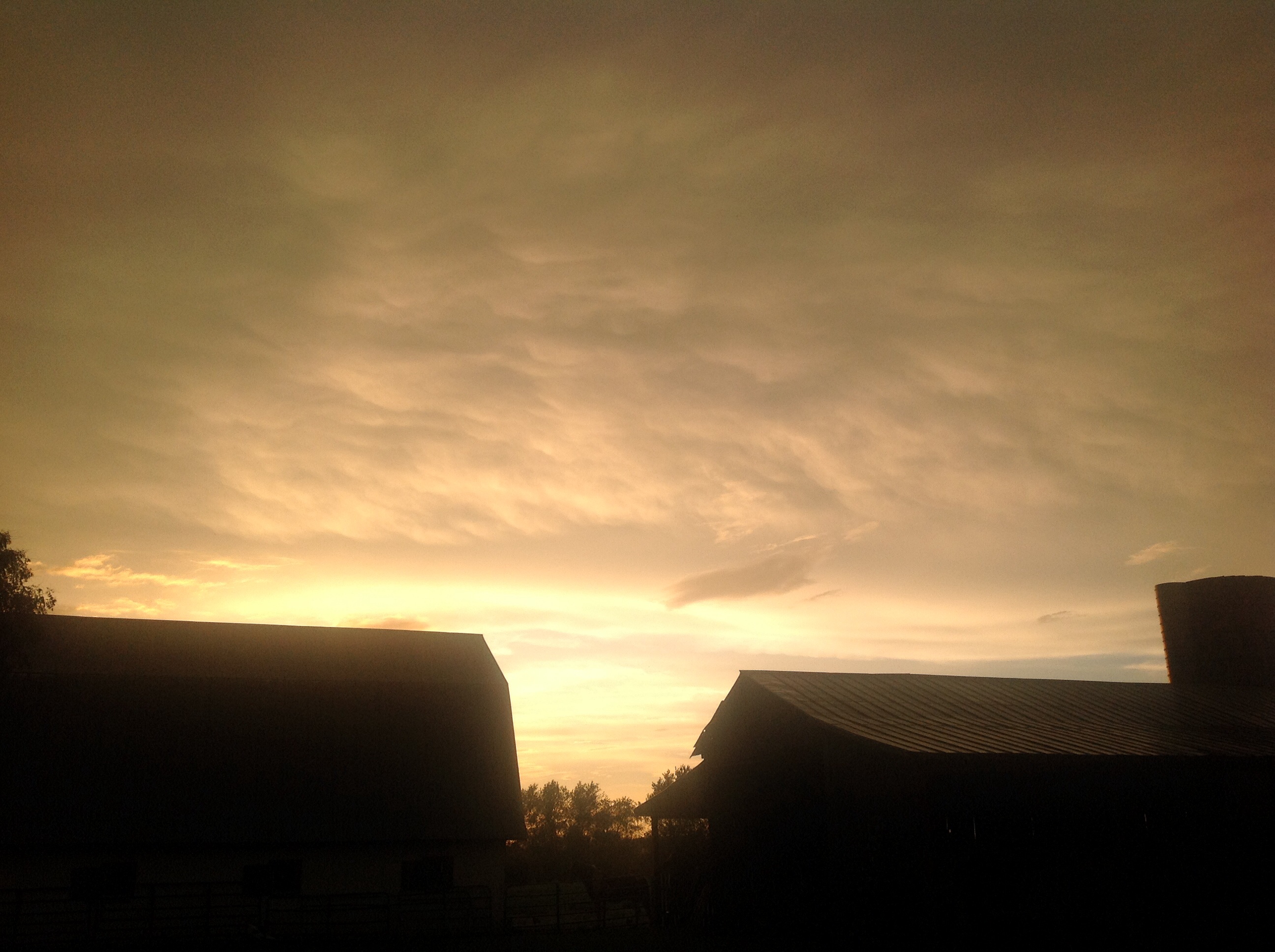 Sunset after a storm.