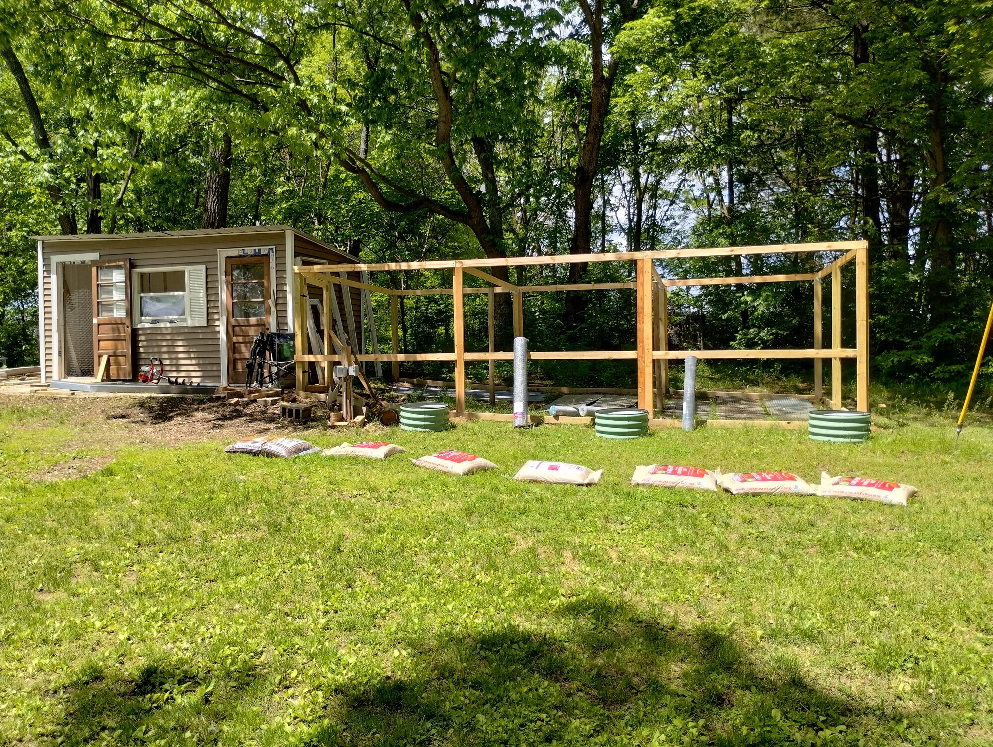 Temp location for planters