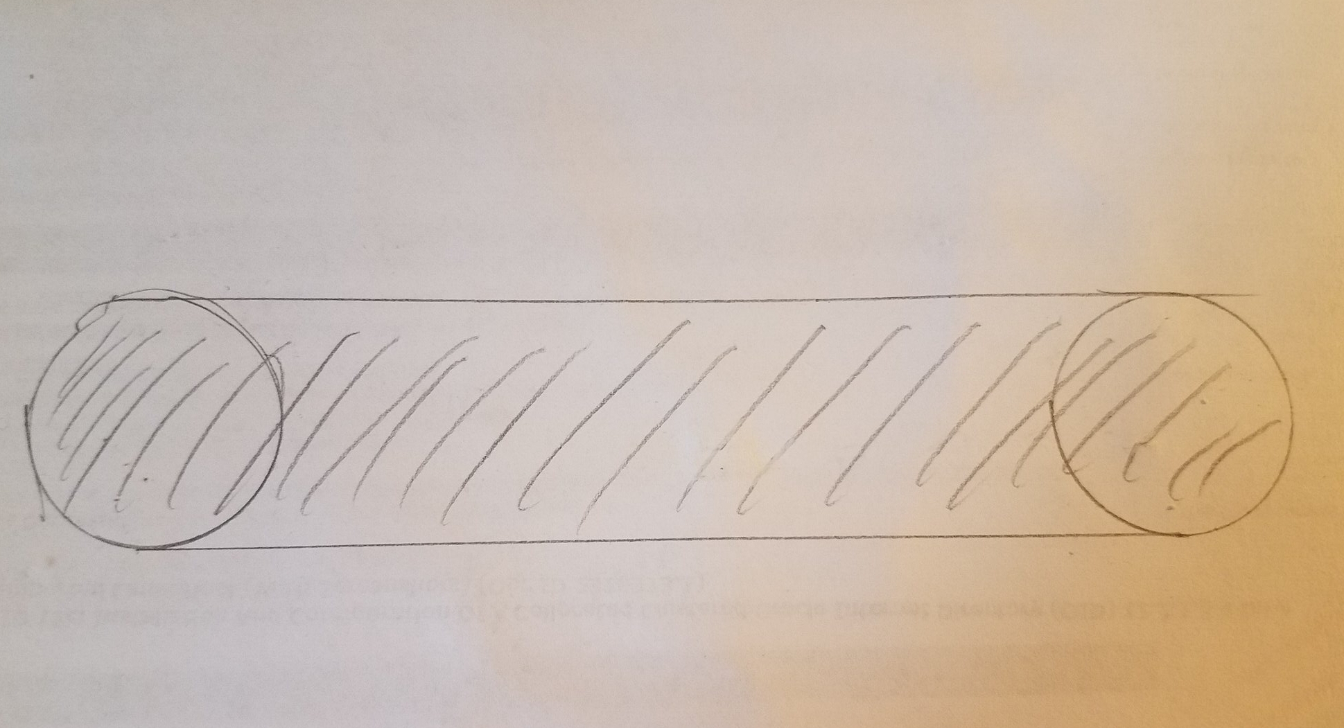 Template for the cut-out in the PVC pipe